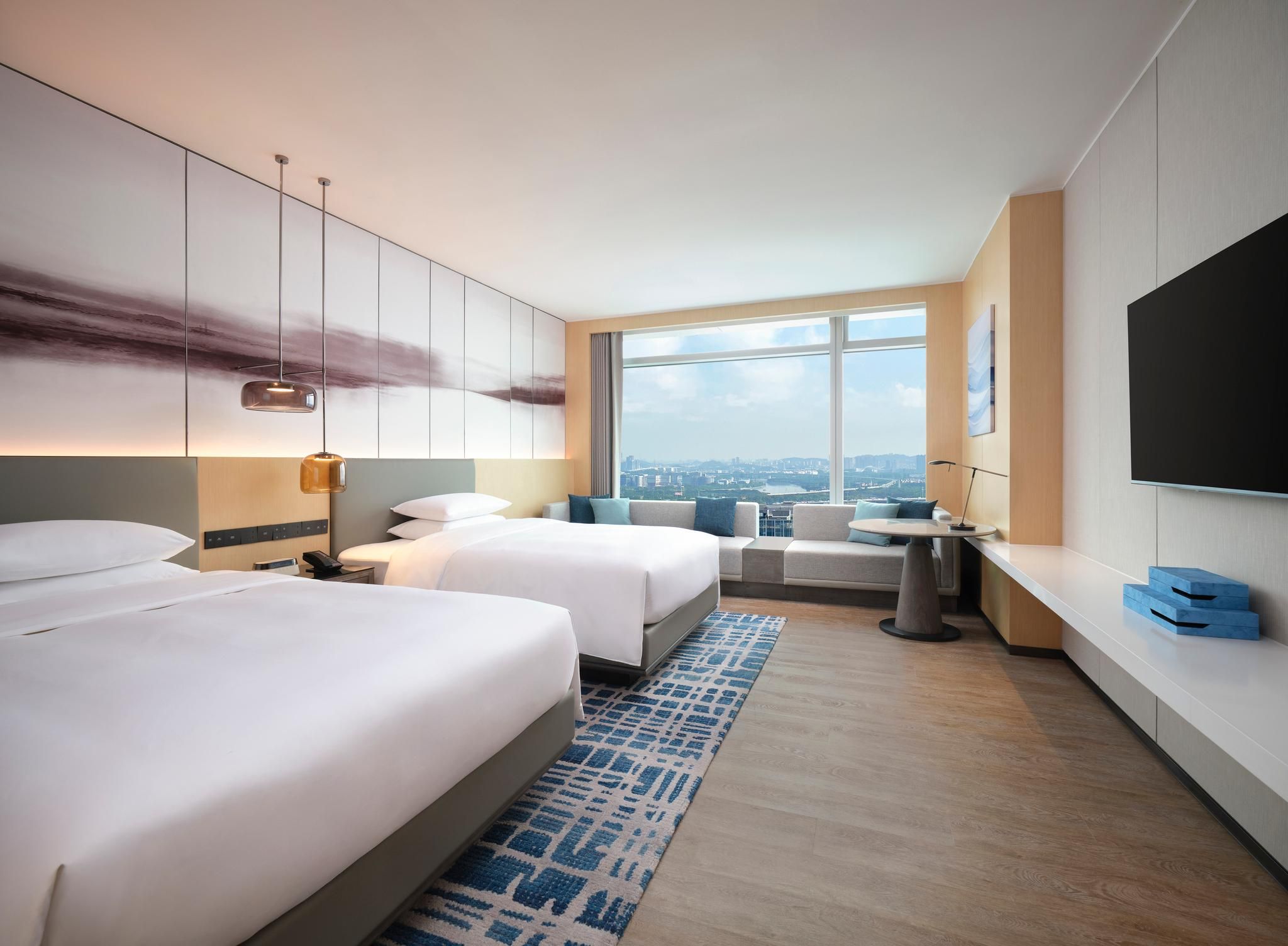 Classic Room, Guest room, 2 Double, City view
