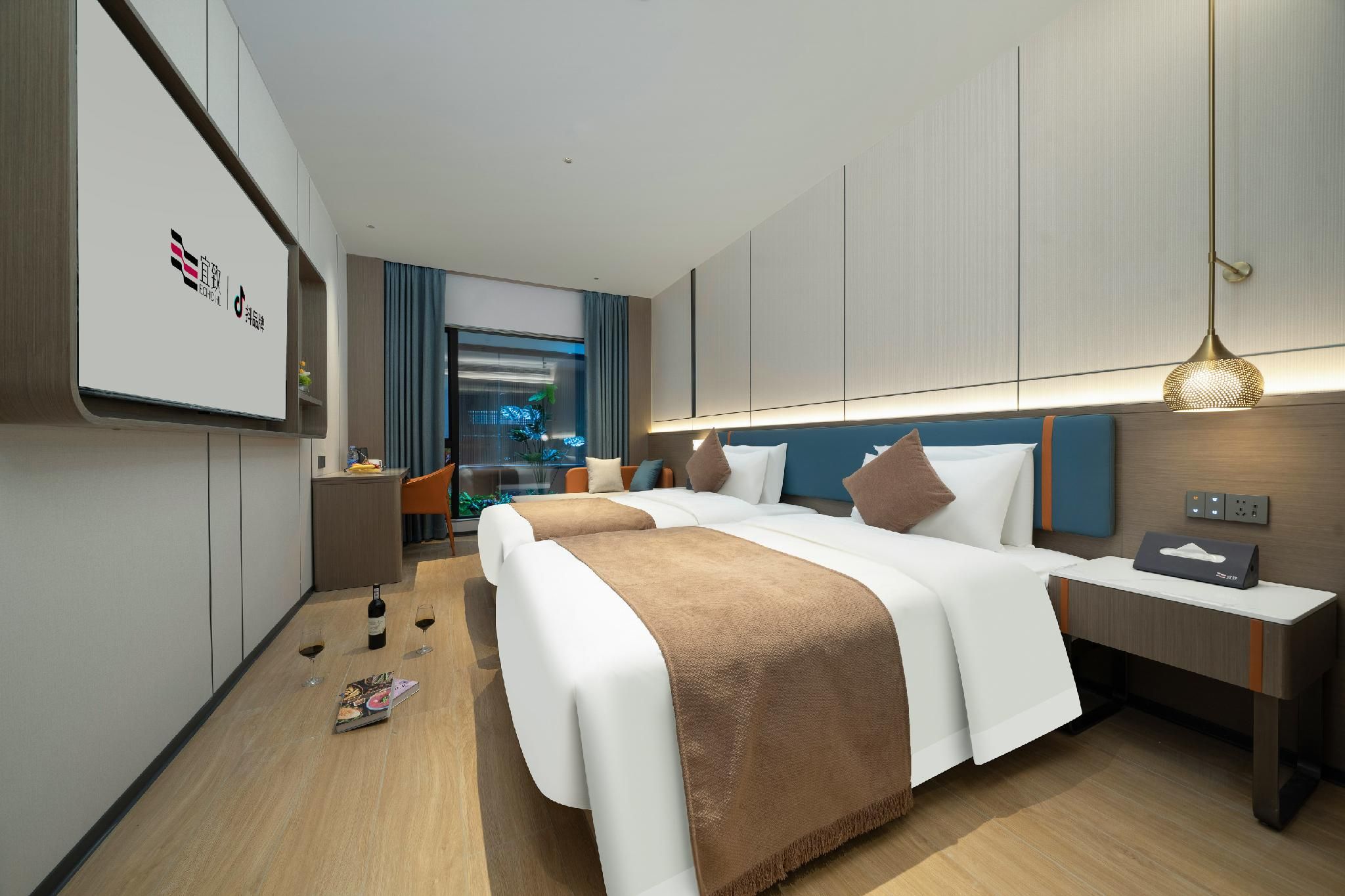 Yizhi Hotel - Guangzhou Shamian Island Huangsha Metro Station-Canton Fair free shuttle bus included Lavende - Ya Zhi Twin Room