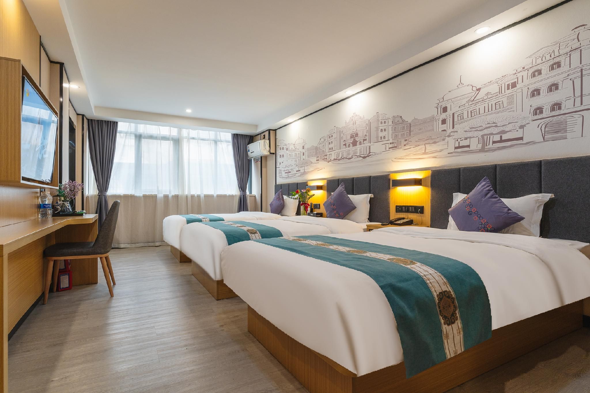 Triple Room - 3 Single Beds