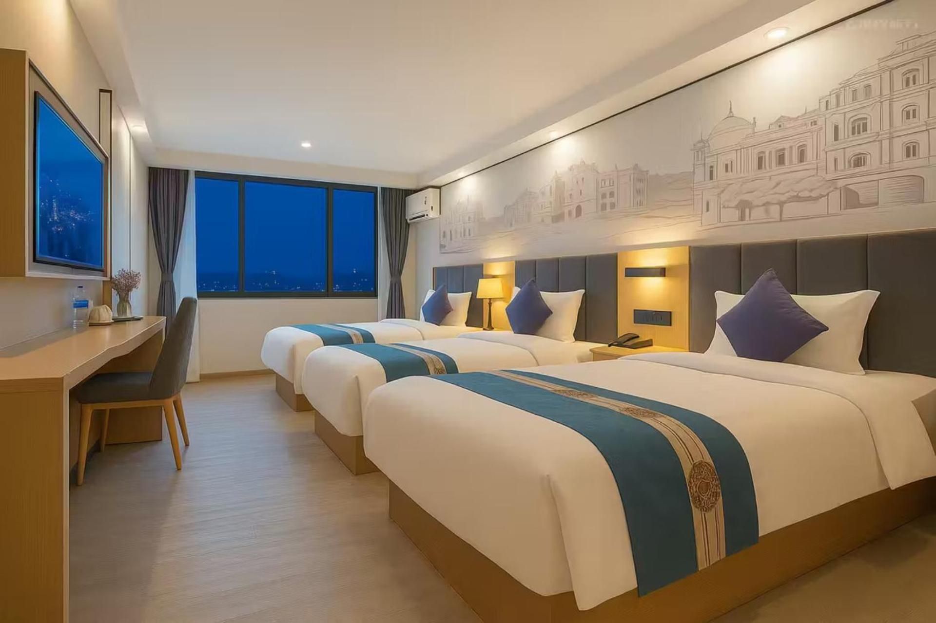 Triple Room - 3 Single Beds