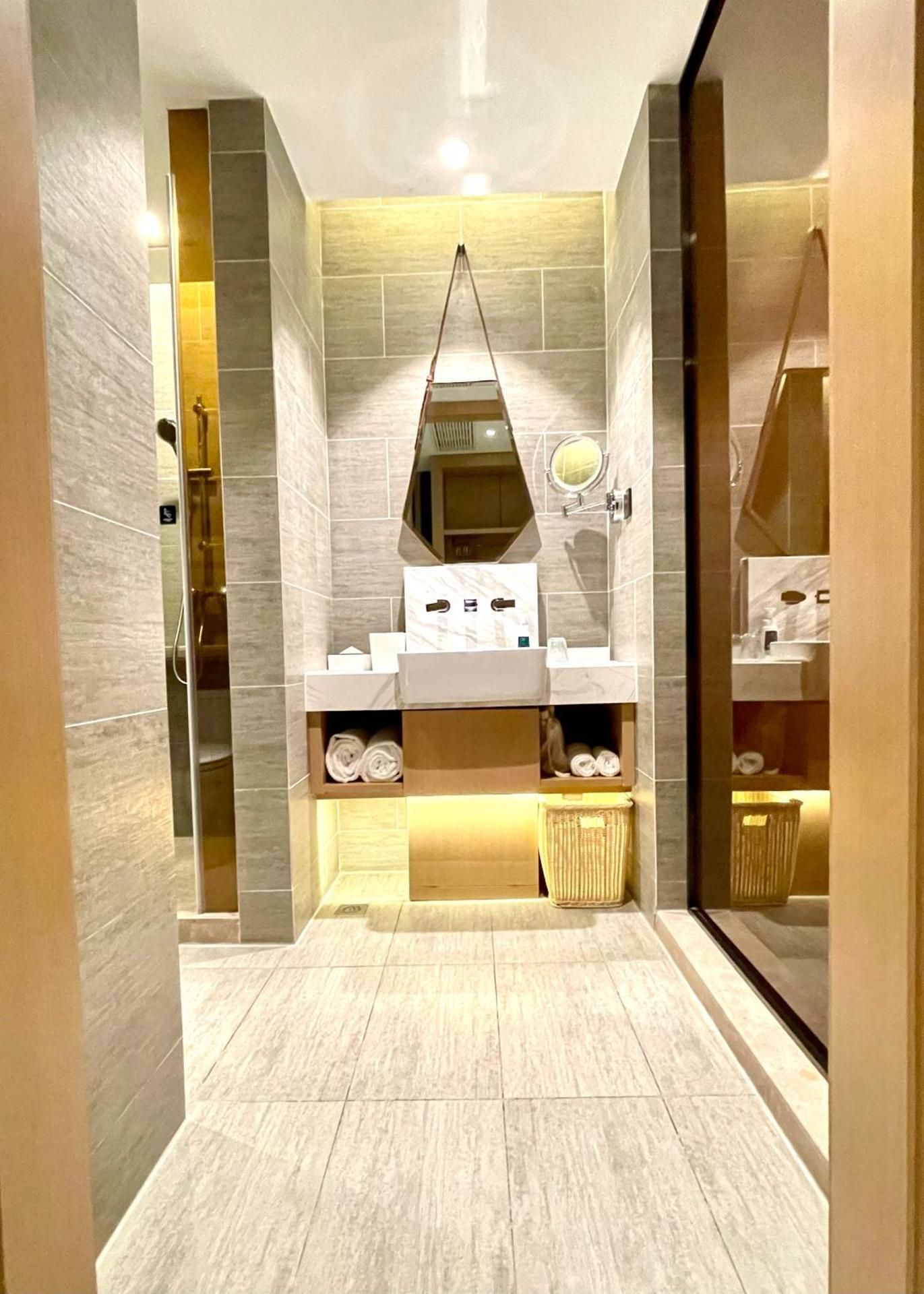 Elegant Double Room with Inner Window