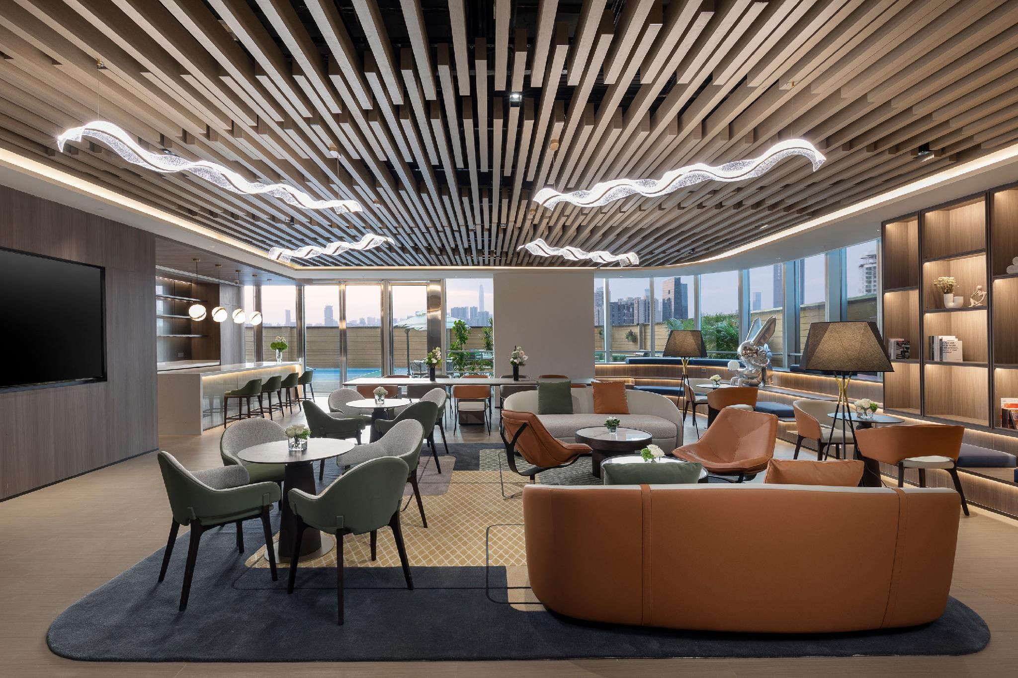 shared lounge/tv area