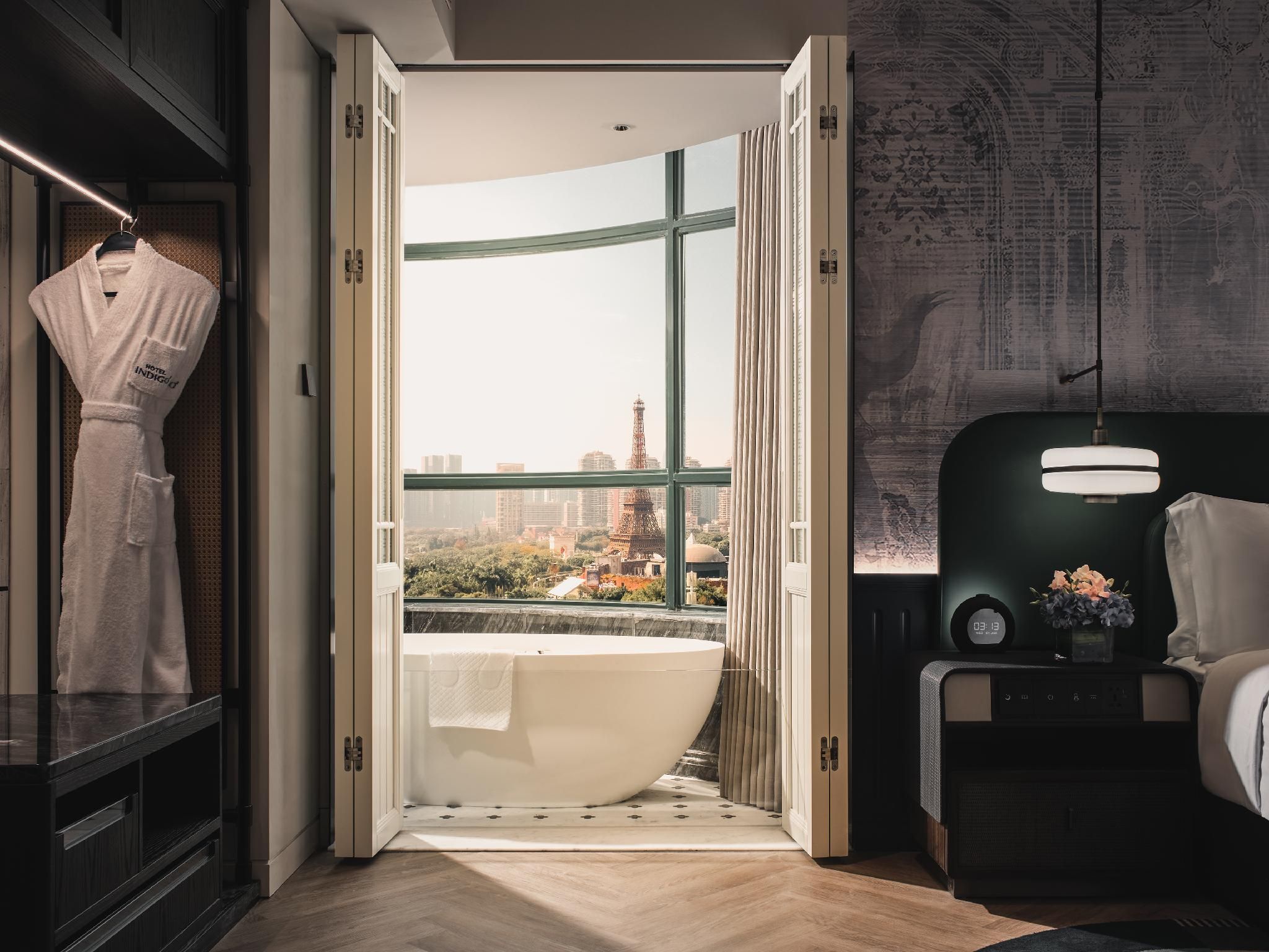 1 King 1 Bedroom Suite Living Area Powder Room