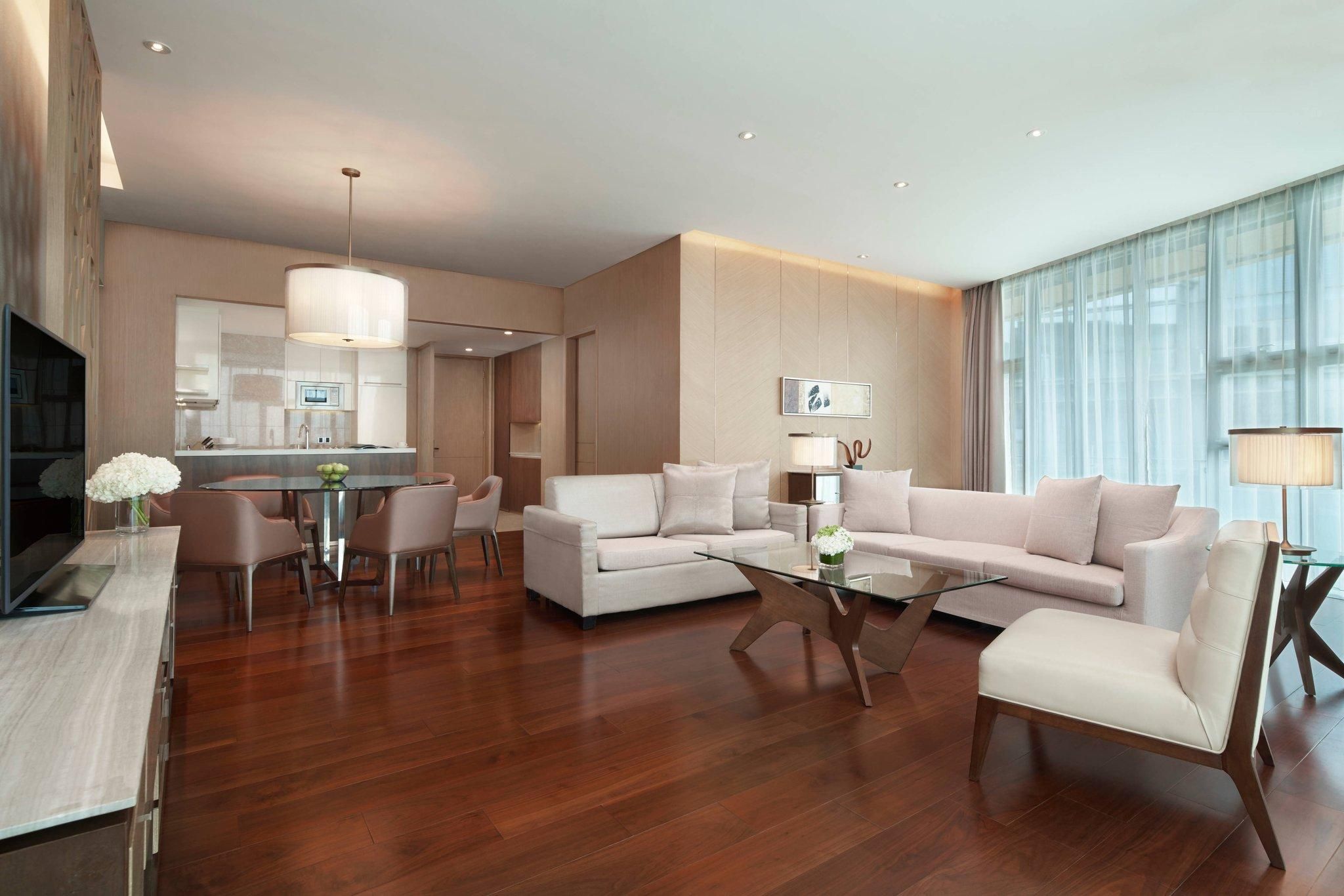 3 Bedroom Apartment, Bedroom 1: 1 King, Bedroom 2: 2 Double, Bedroom 3: 1 Double, City view