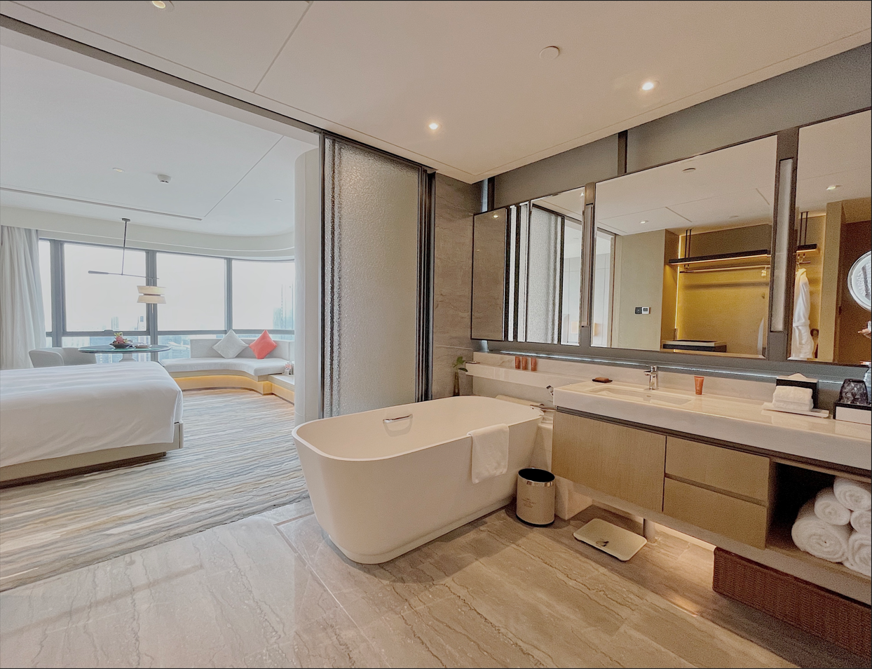 1 King Bed Standard City View