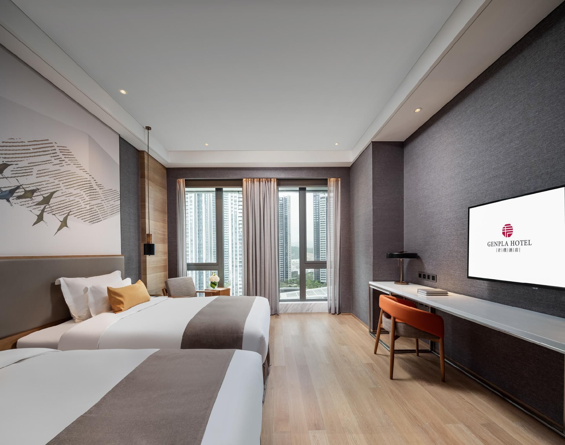 Genpla Hotel Shenzhen NanShan Special Twin Room