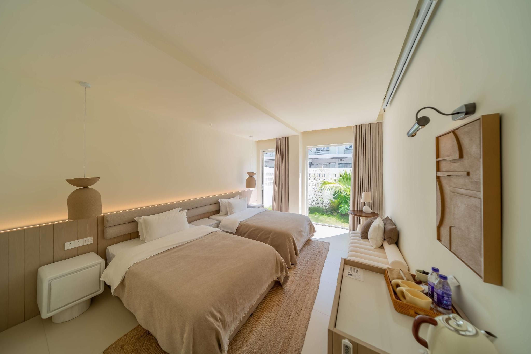 Courtyard Twin Room with Terrace
