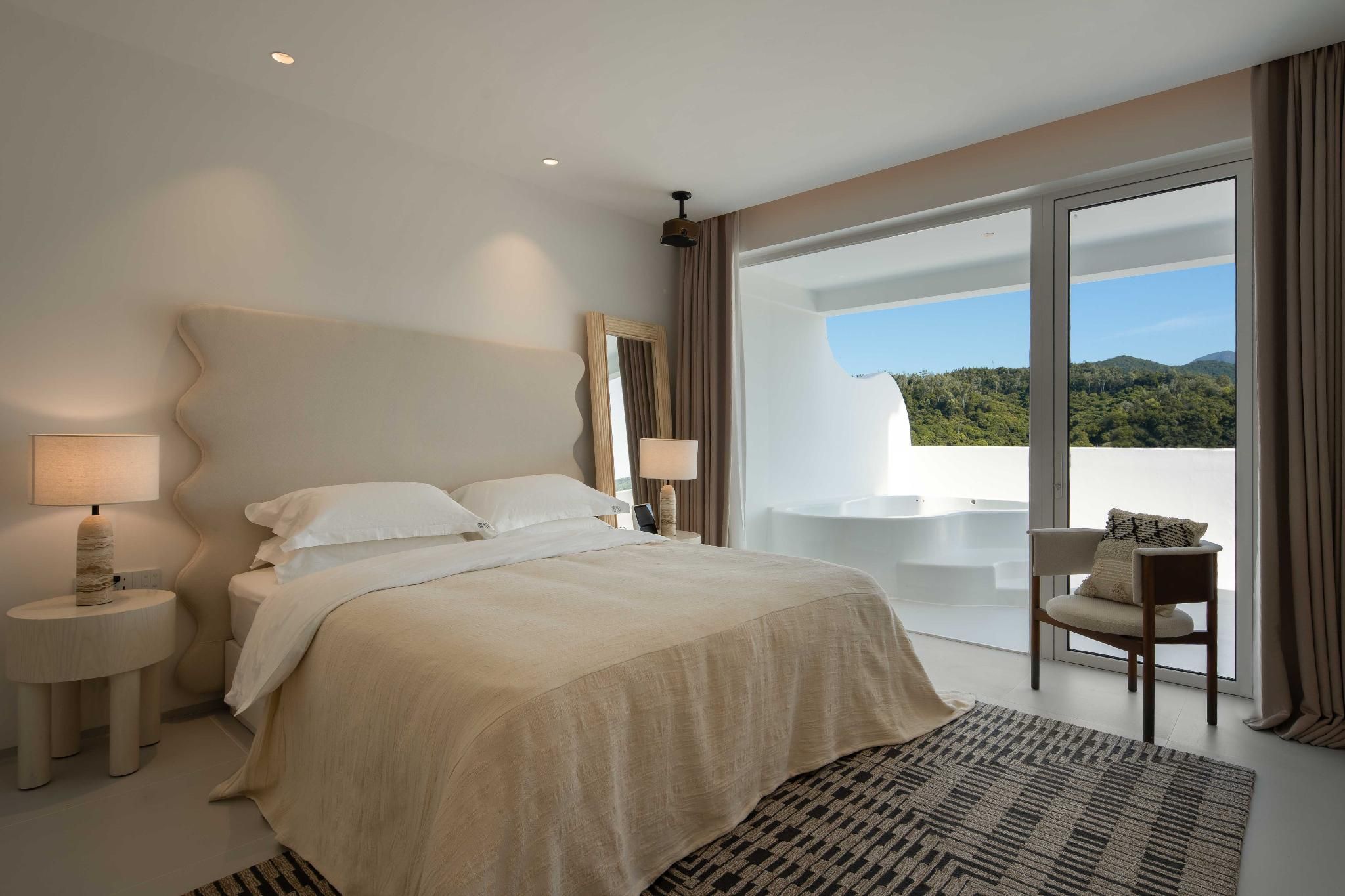 Side Sea View Guest Double Room