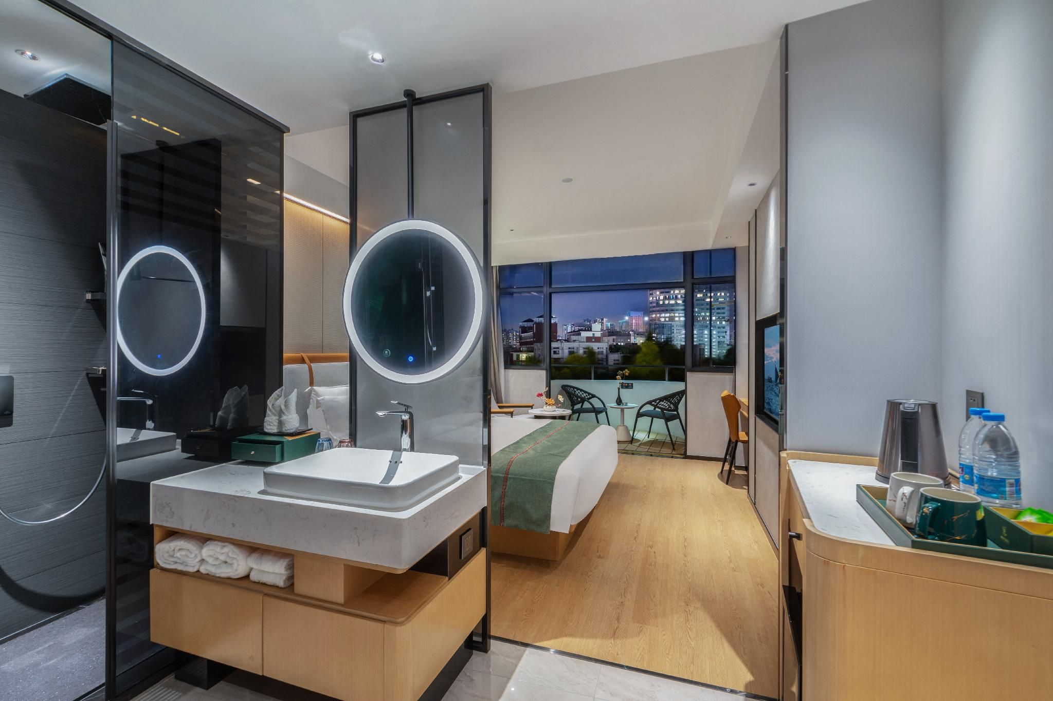 City View Queen Room with Balcony