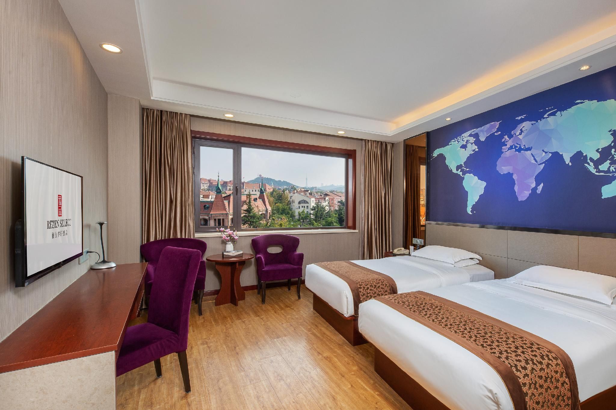 Rezen - Twin Room, Old Qingdao Street View