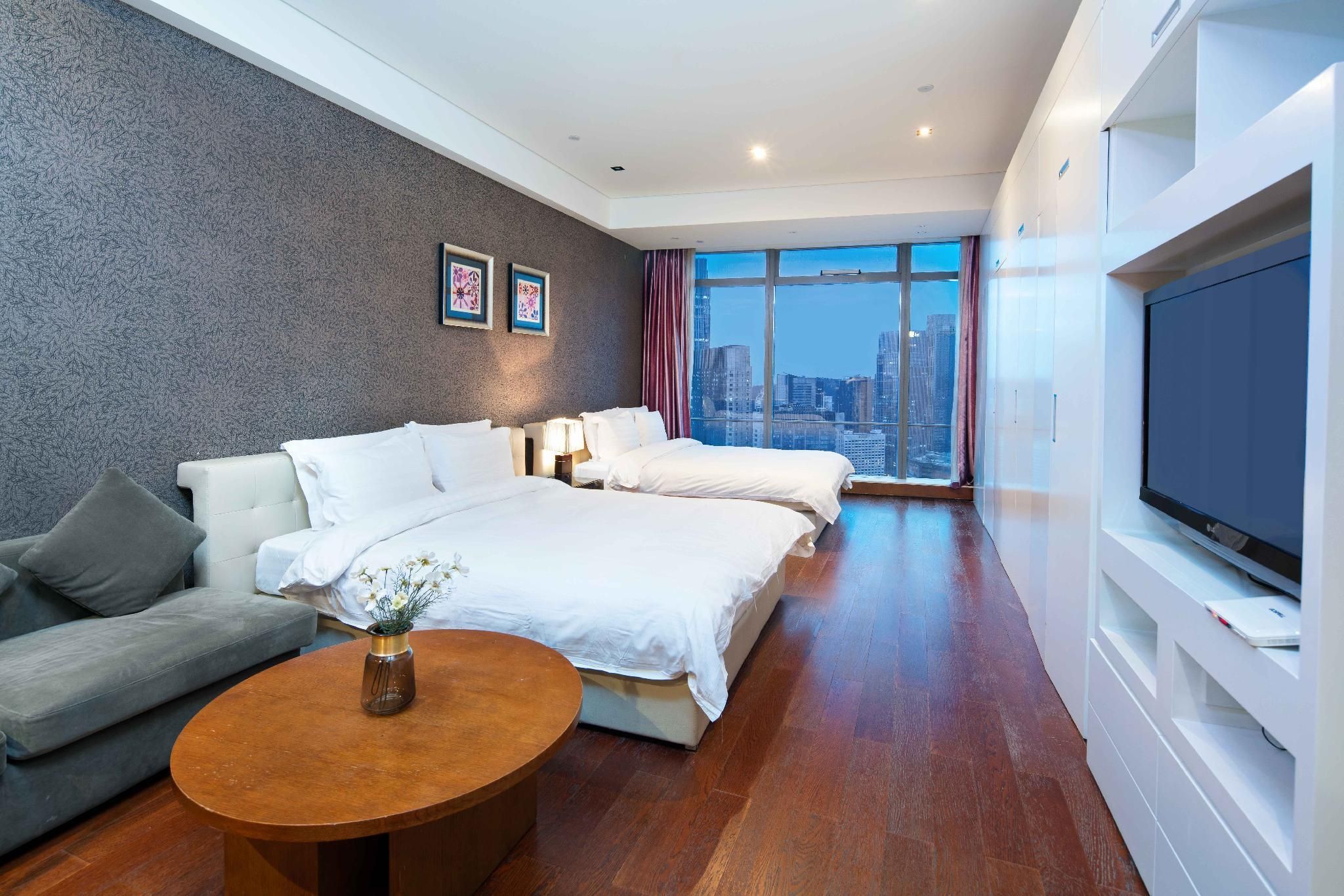 Deluxe Family Room with Side Sea View
