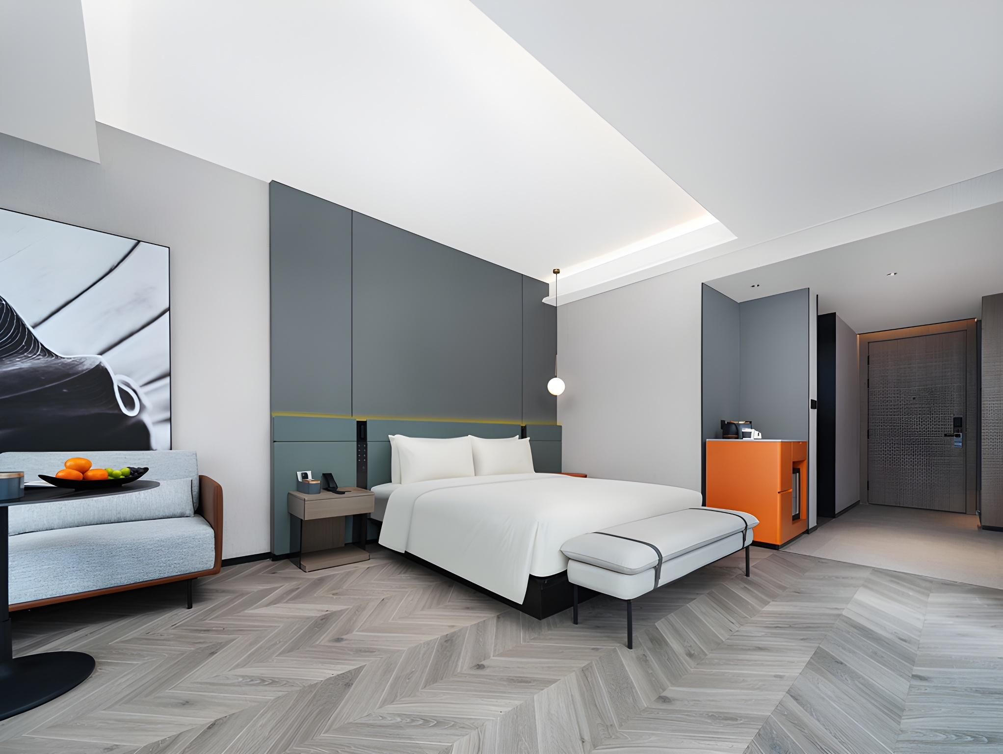 Atour S Hotel Lanzhou Donghu Plaza Nanhe South Road Executive room, Guest room, 1 Queen