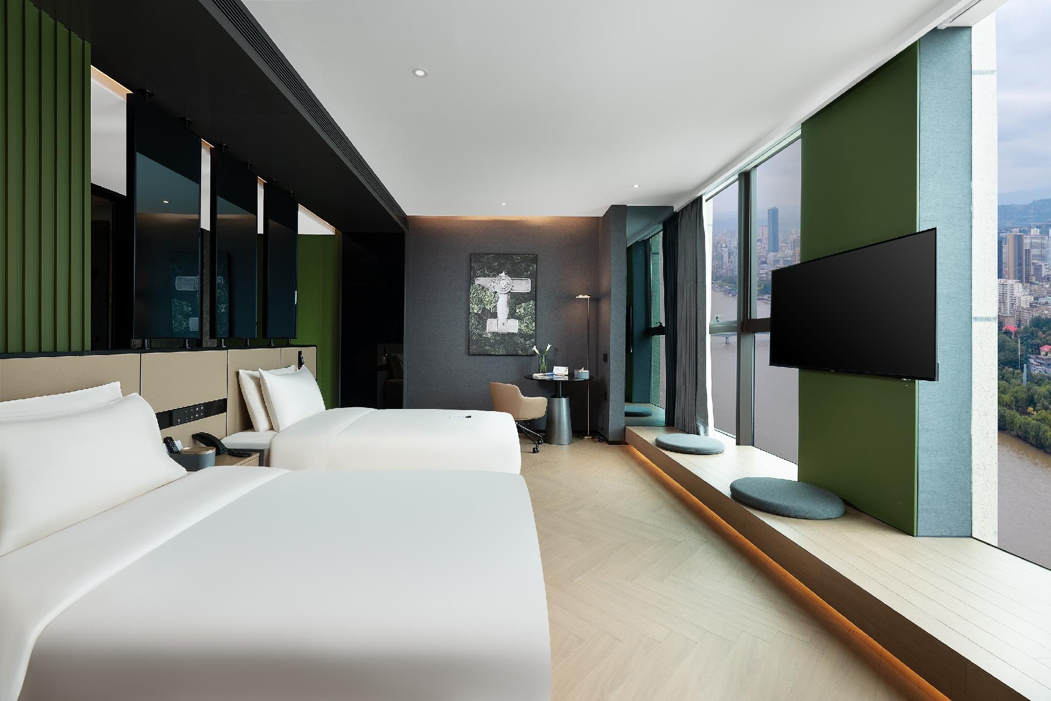 Atour - JIMU Twin Bed Room with River View