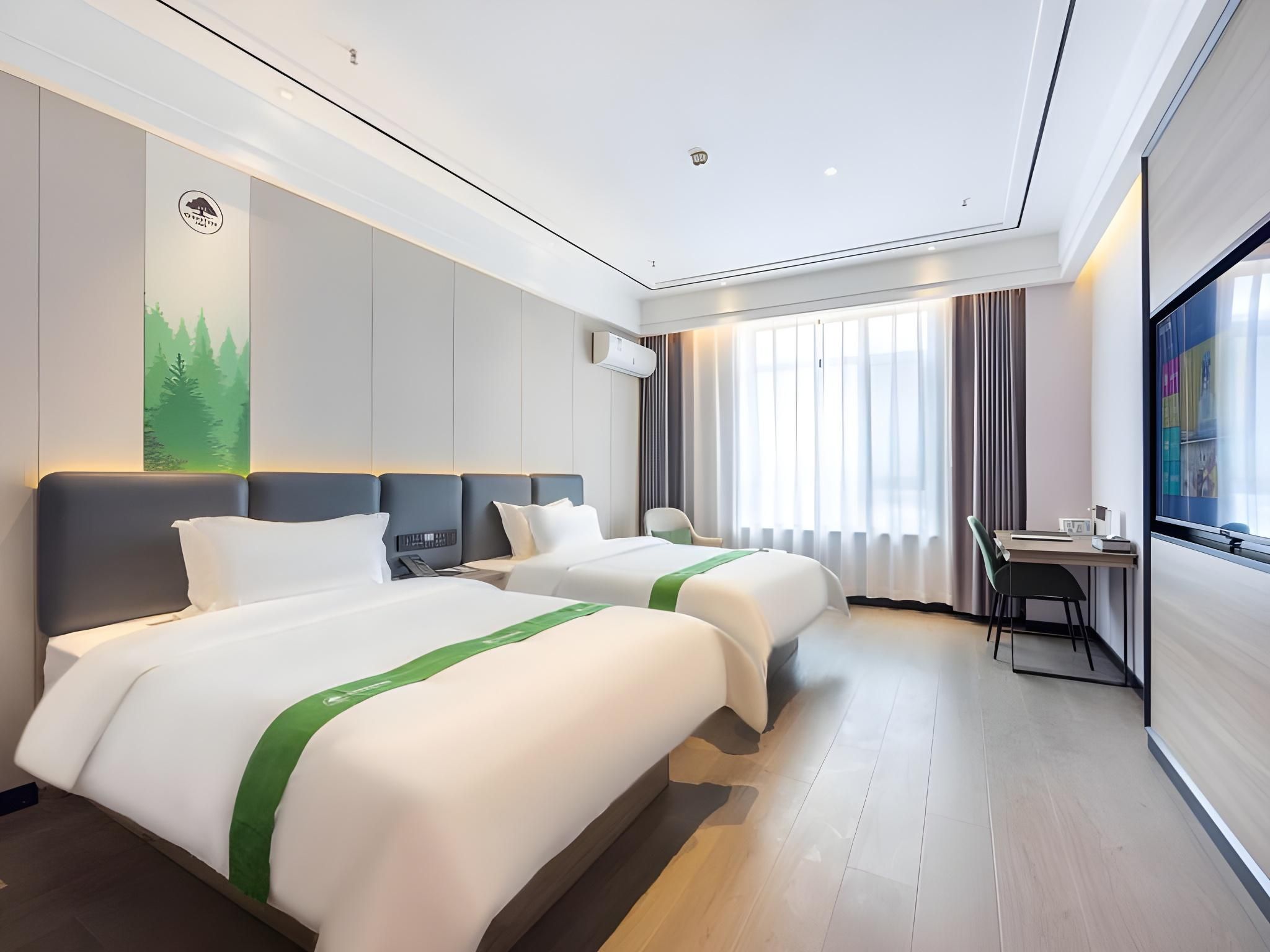 Green Tree Inn Lanzhou Yuzhong County Dingyuan Town Damingcheng GTI - Superior Twin, Intelligent 2