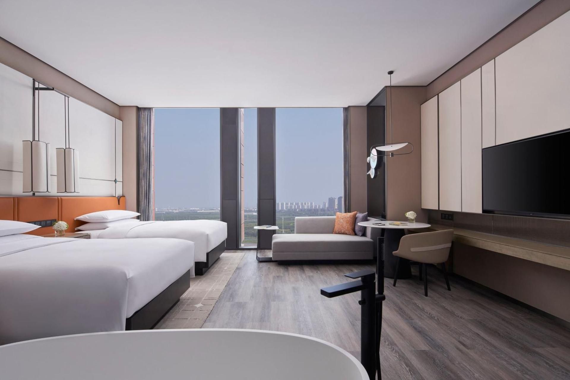 Executive Double Room with Two Double Beds - Club Lounge Access