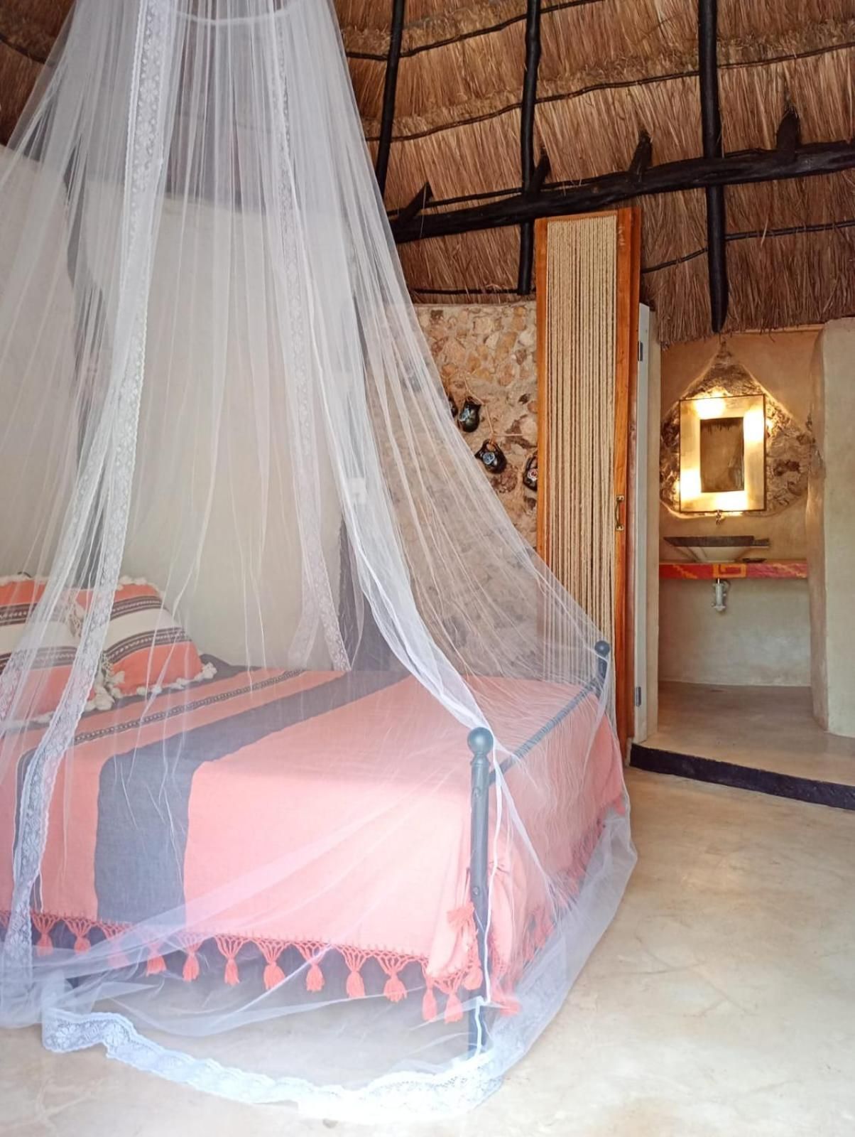 Hotel y Museo Aldea Maya Toktli Origenes - Casa Maya Melipona - Alberca, Wifi Starlink, Tour Museo Double Room