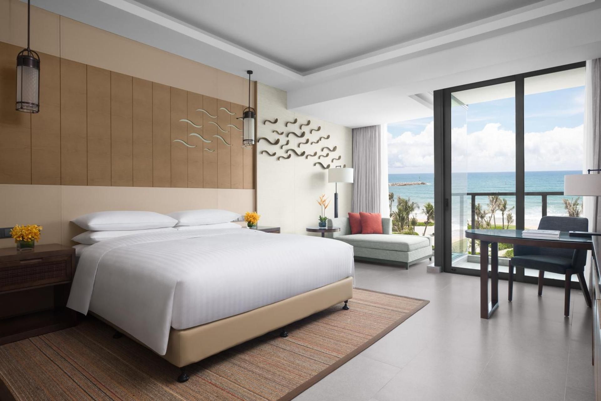 Marriott Resort Xiangshui Bay North Ocean Twin, Guest room, 2 Double, Ocean view, North Tower, High floor, Balcony