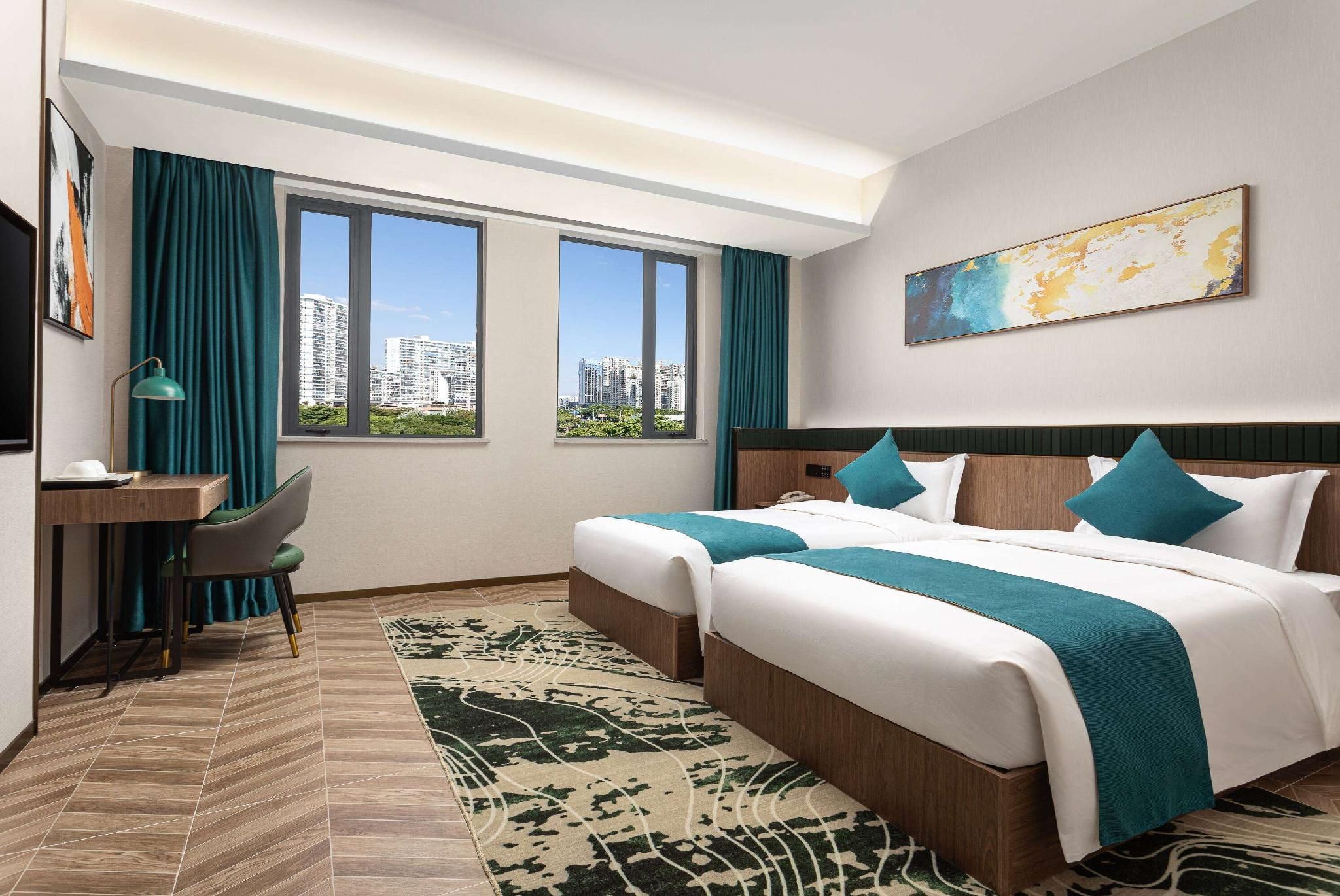 2 Twin Beds Deluxe City View Room, Non Smoking