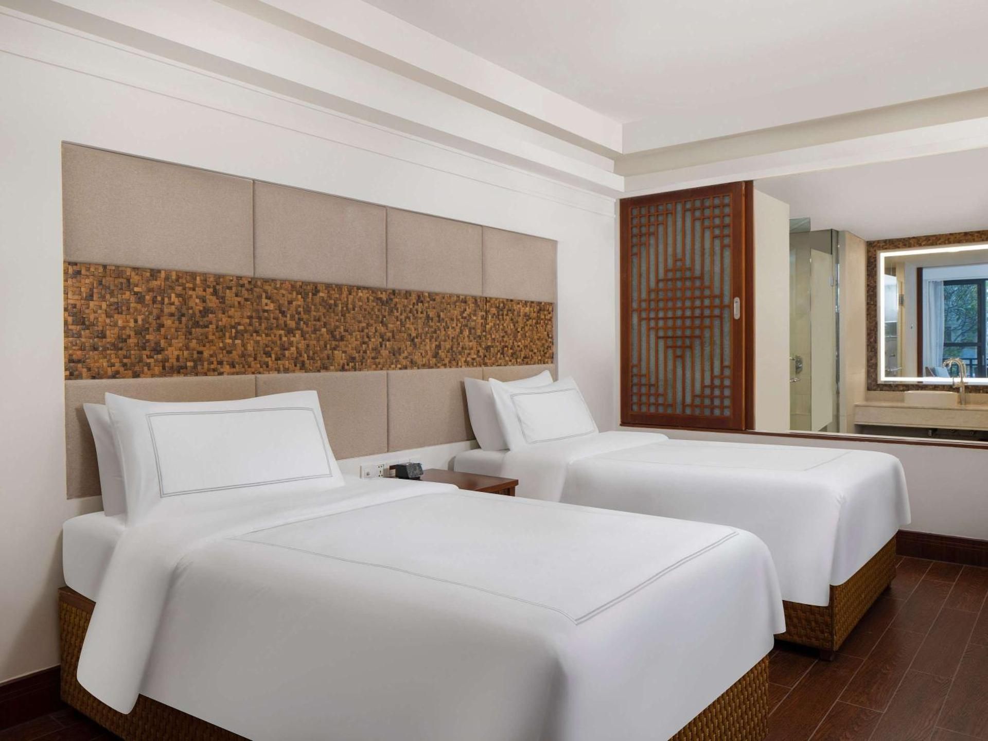 Swiss Signature Room, 2 Single Size Beds, Connect with Public Swimming Pool