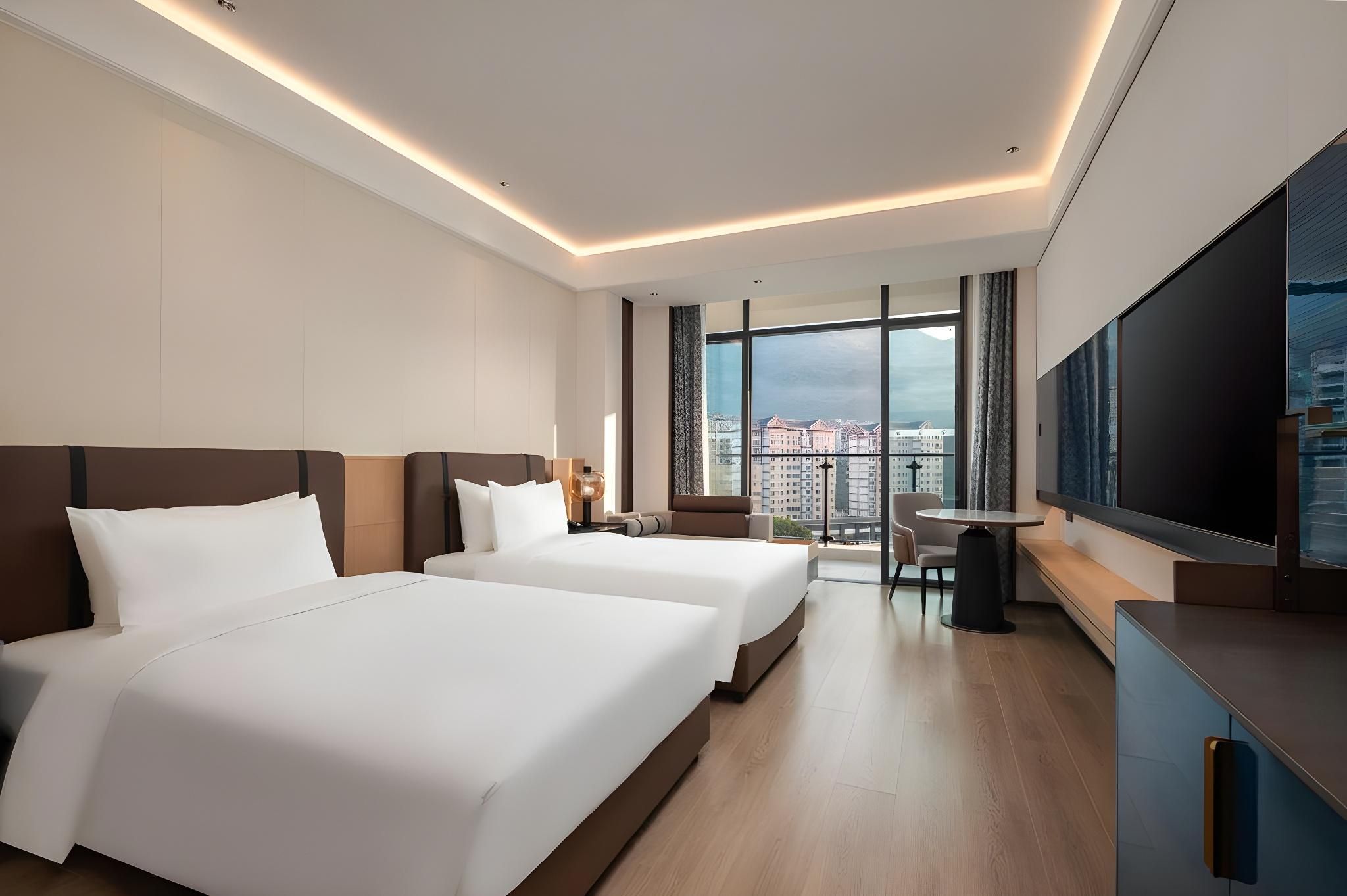Shui Mo River-View Smart Control Twin Room