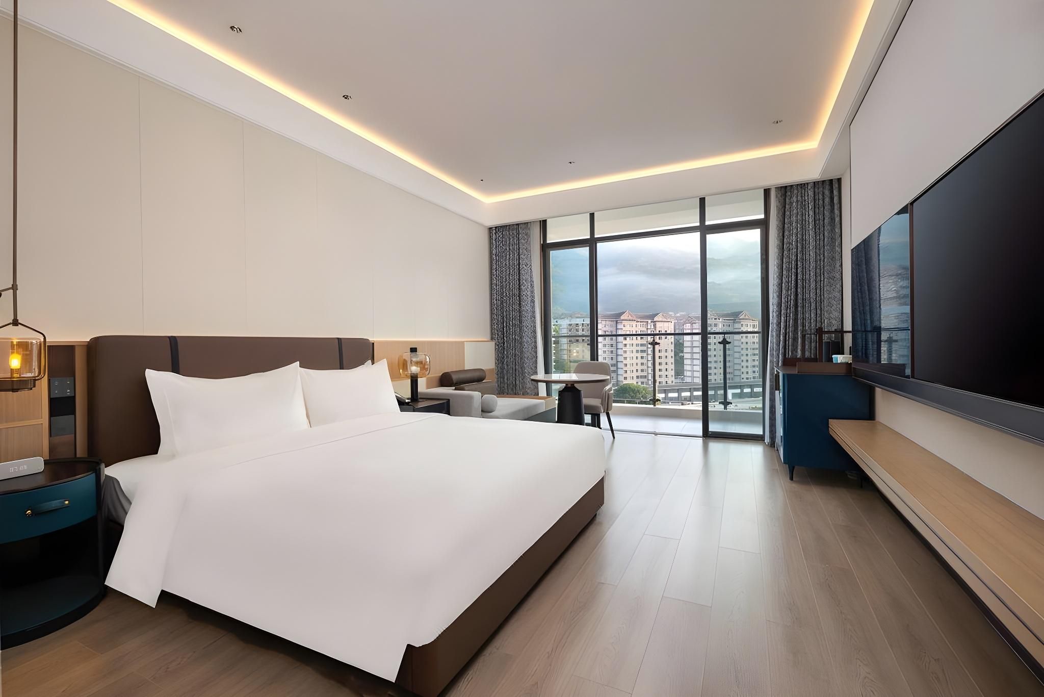 Tranquil River-View Smart Control Double Bed Room