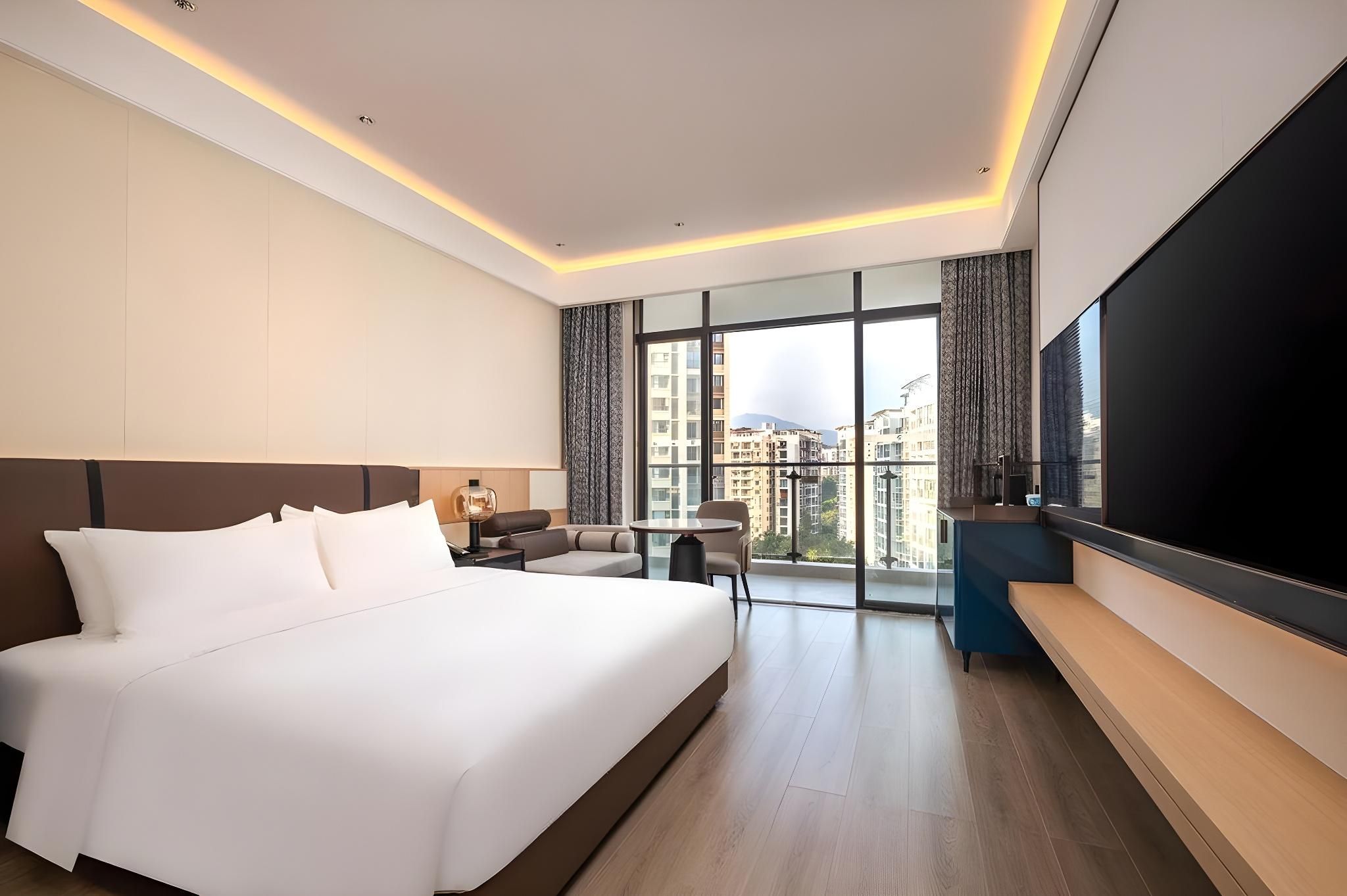 Tranquil Beautiful View Smart Control Double Bed Room