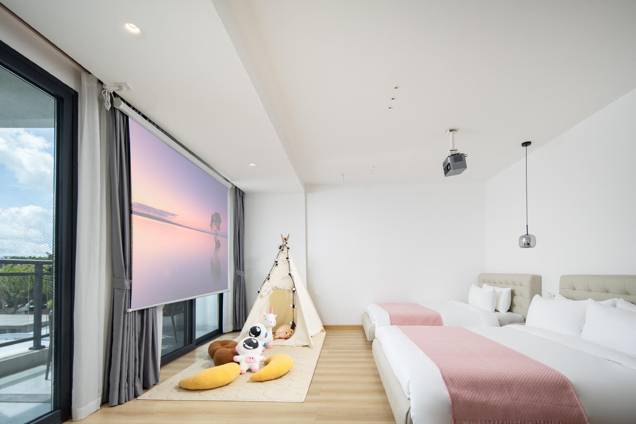 Family Room with Private Balcony