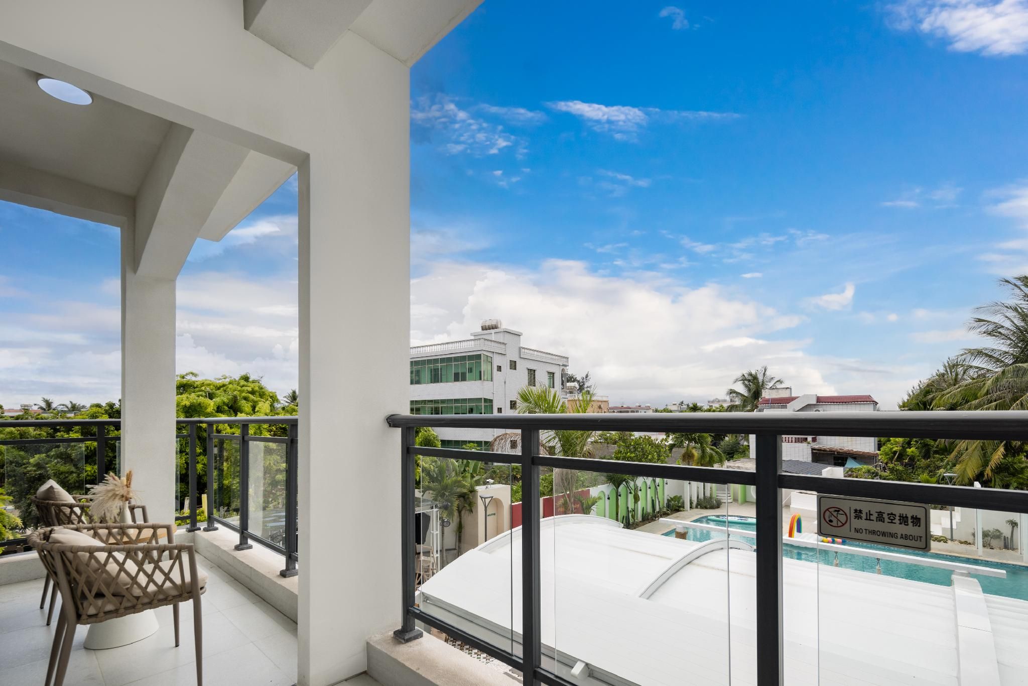 Family Room with Private Balcony