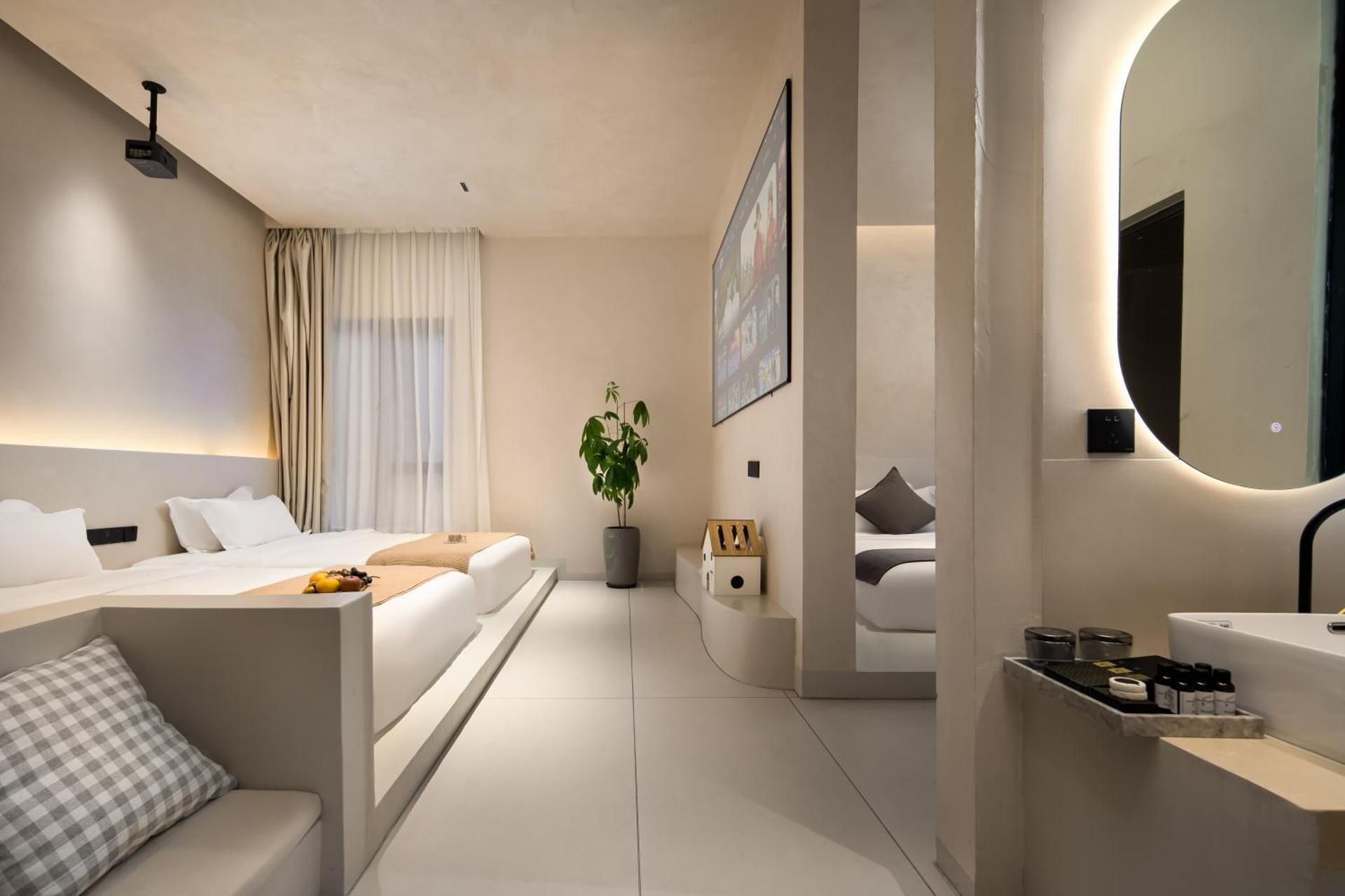 Family Room with Bathroom