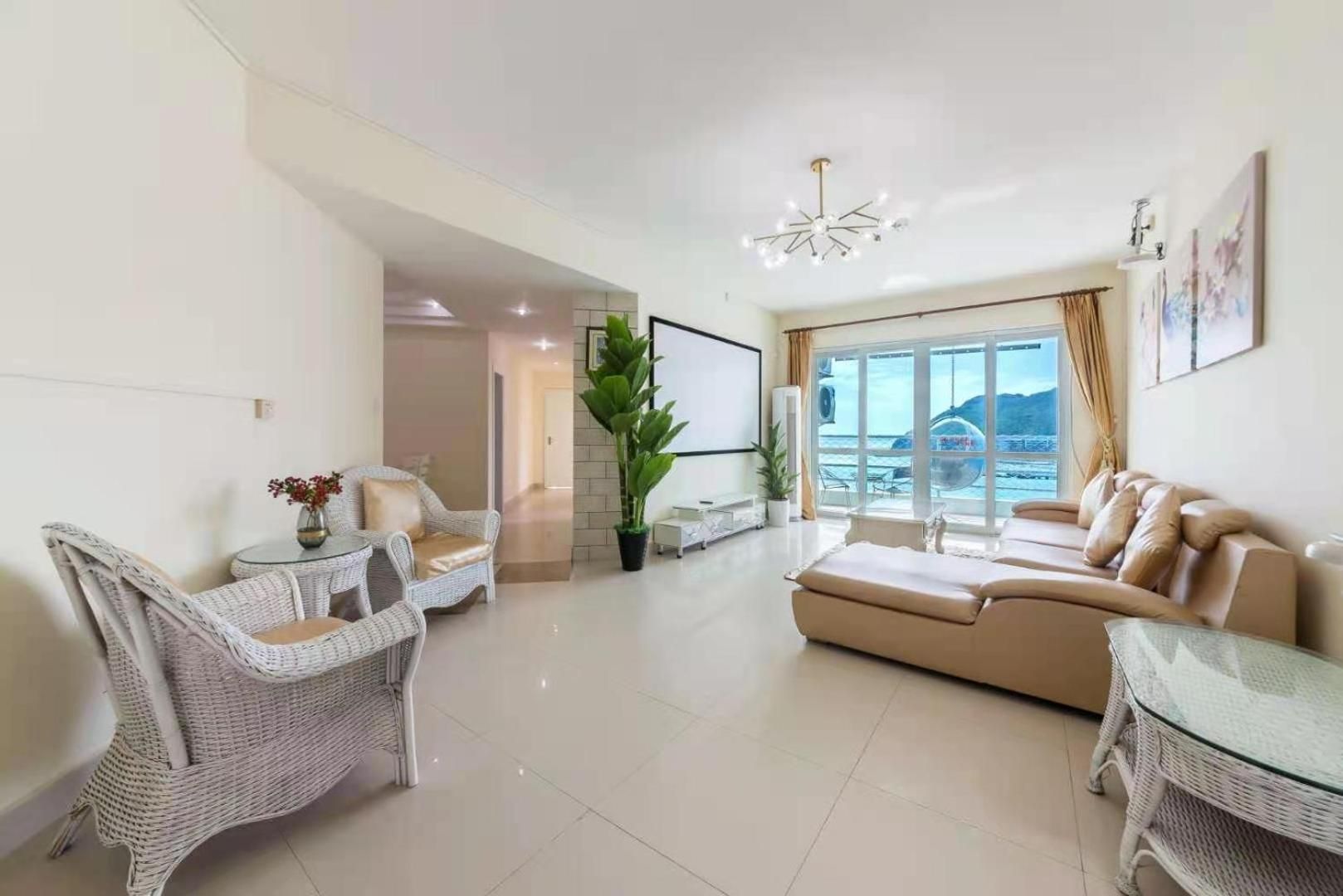 Three-Bedroom Apartment with Sea View