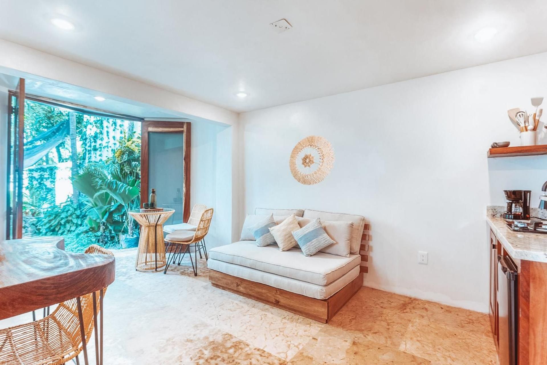 One-Bedroom Apartment with Garden View
