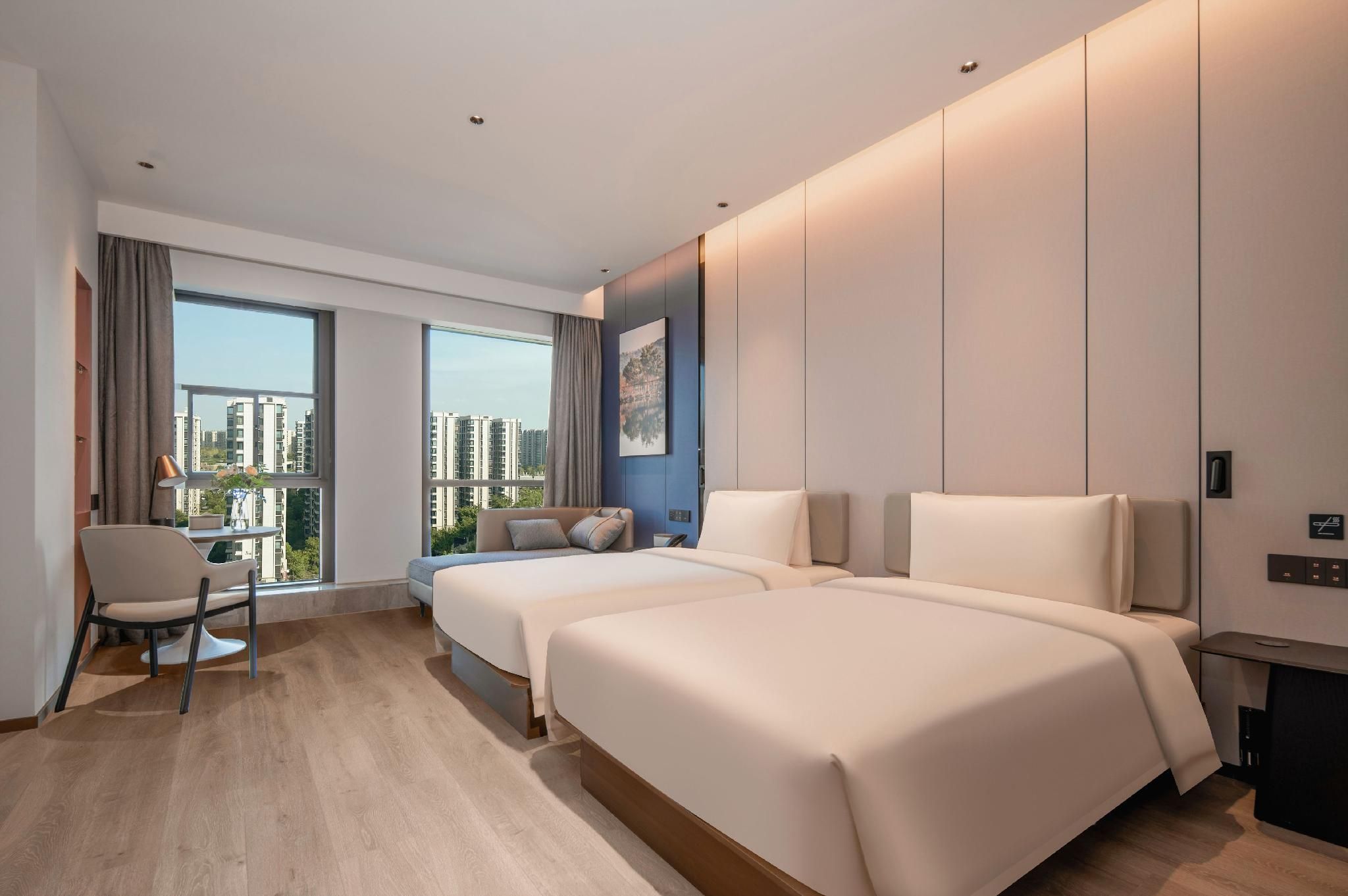 Atour - JIMU Twin Room with City View