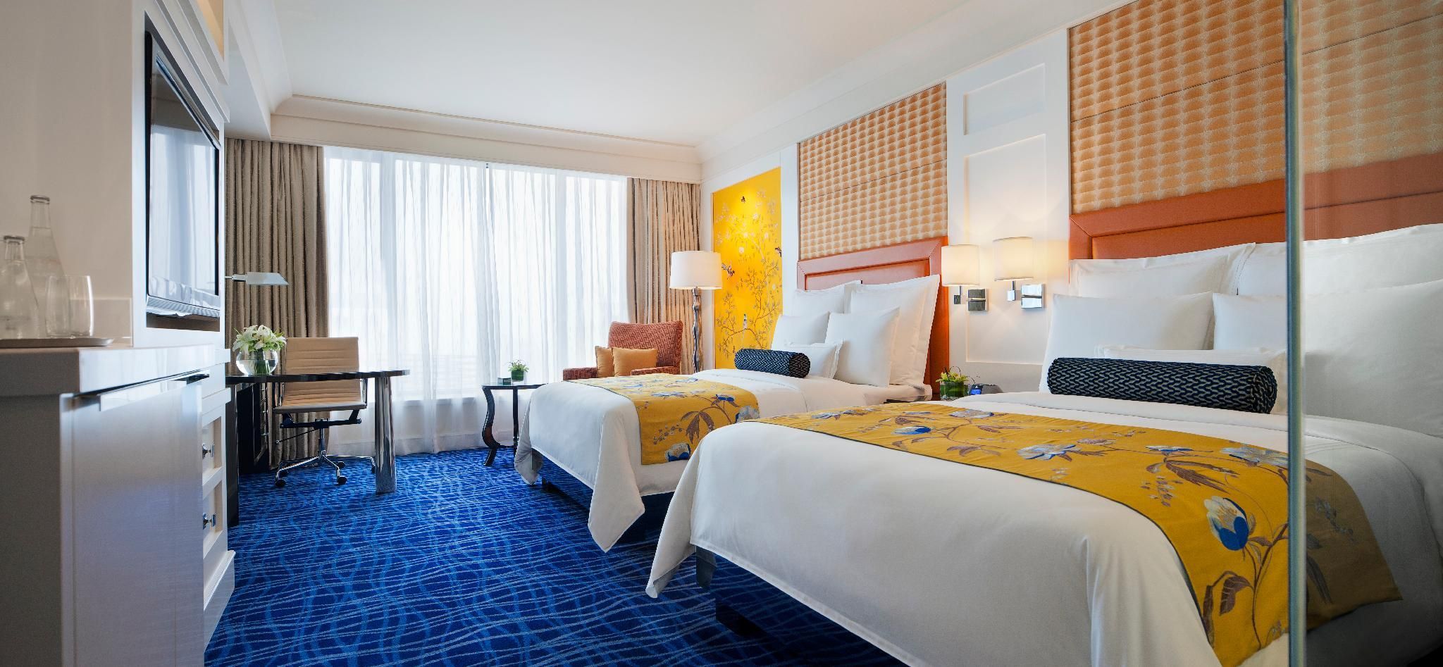 Deluxe Twin room, Guest room, 2 Double, City view