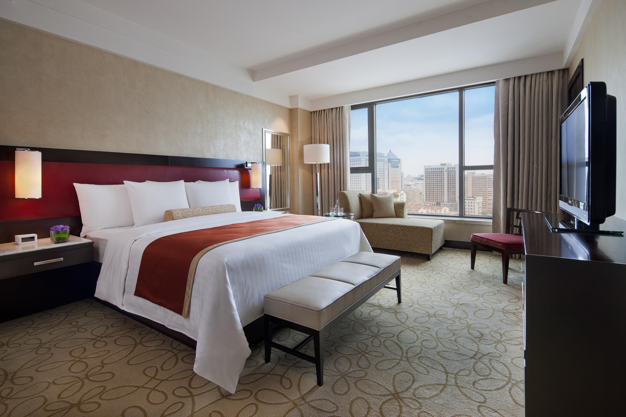 premier king room, guest room, 1 king, city view