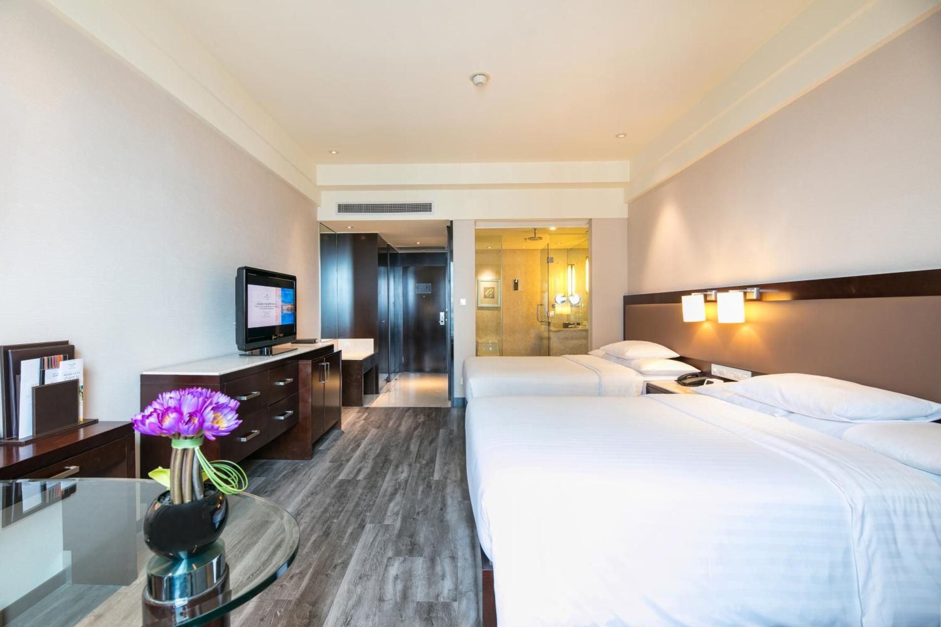 Premier Twin Room, Guest room, 2 Double, City view