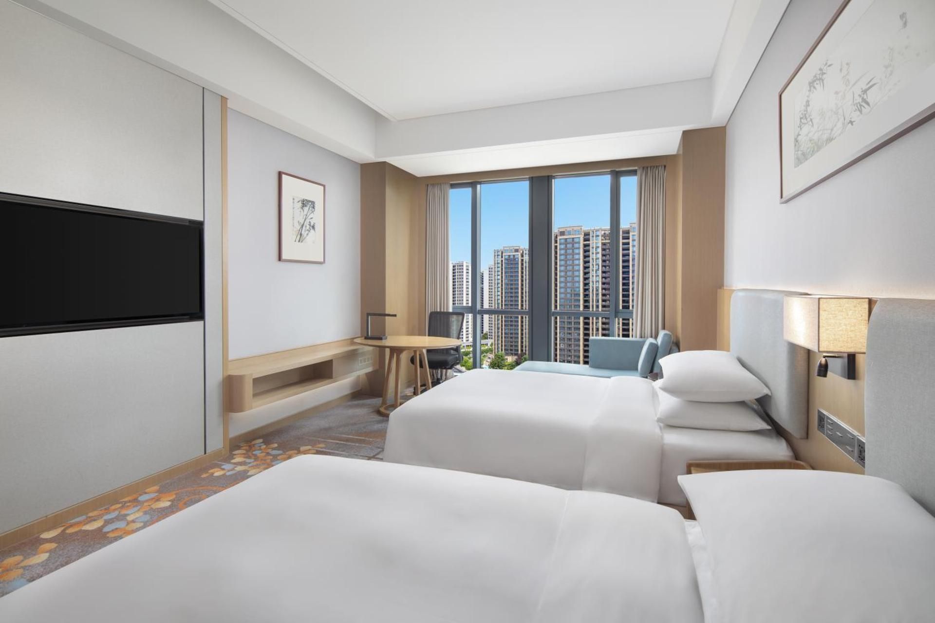 Premium Queen Room with Two Queen Beds and City View