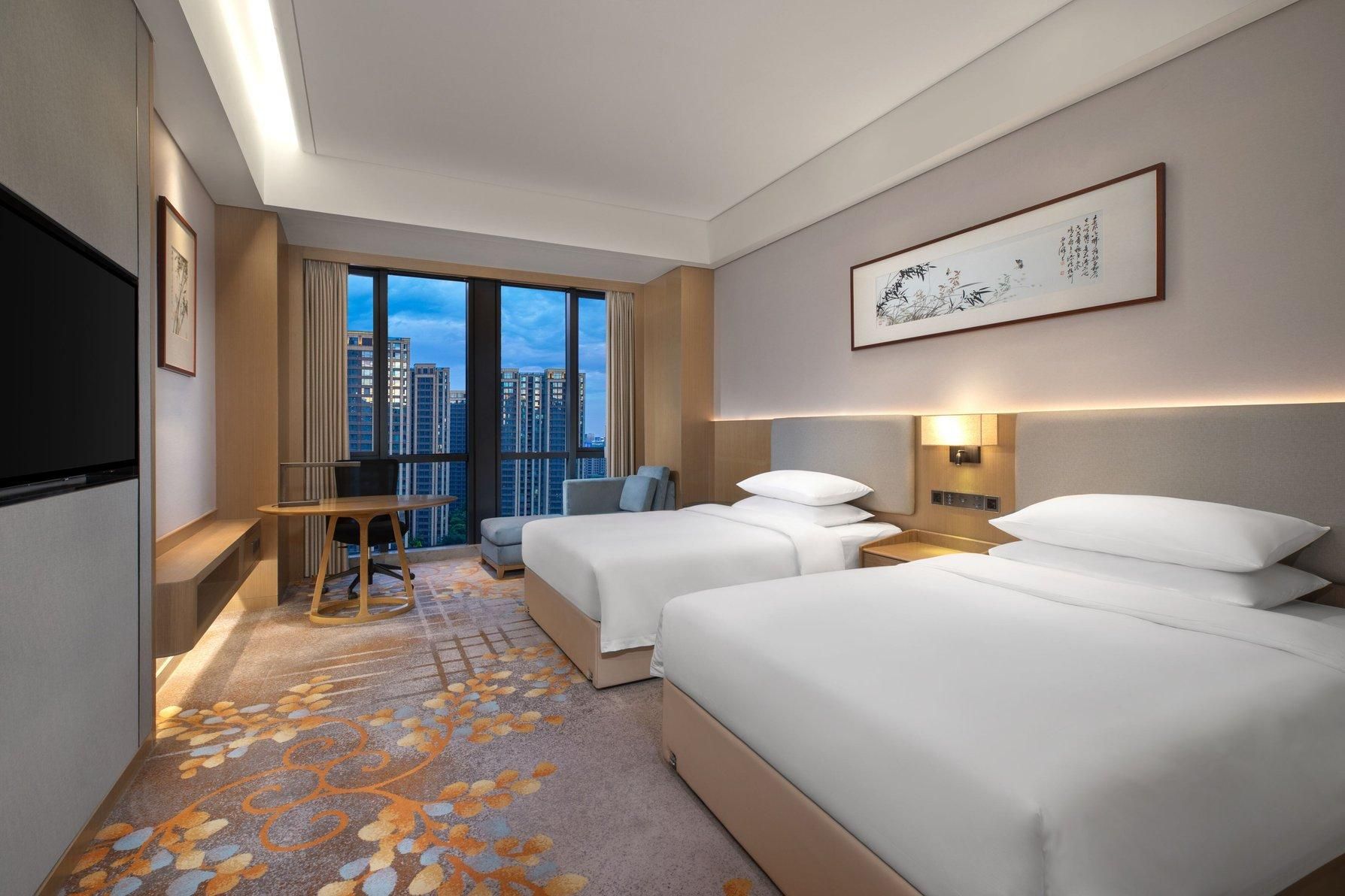 Premium, Guest room, 2 Double, City view