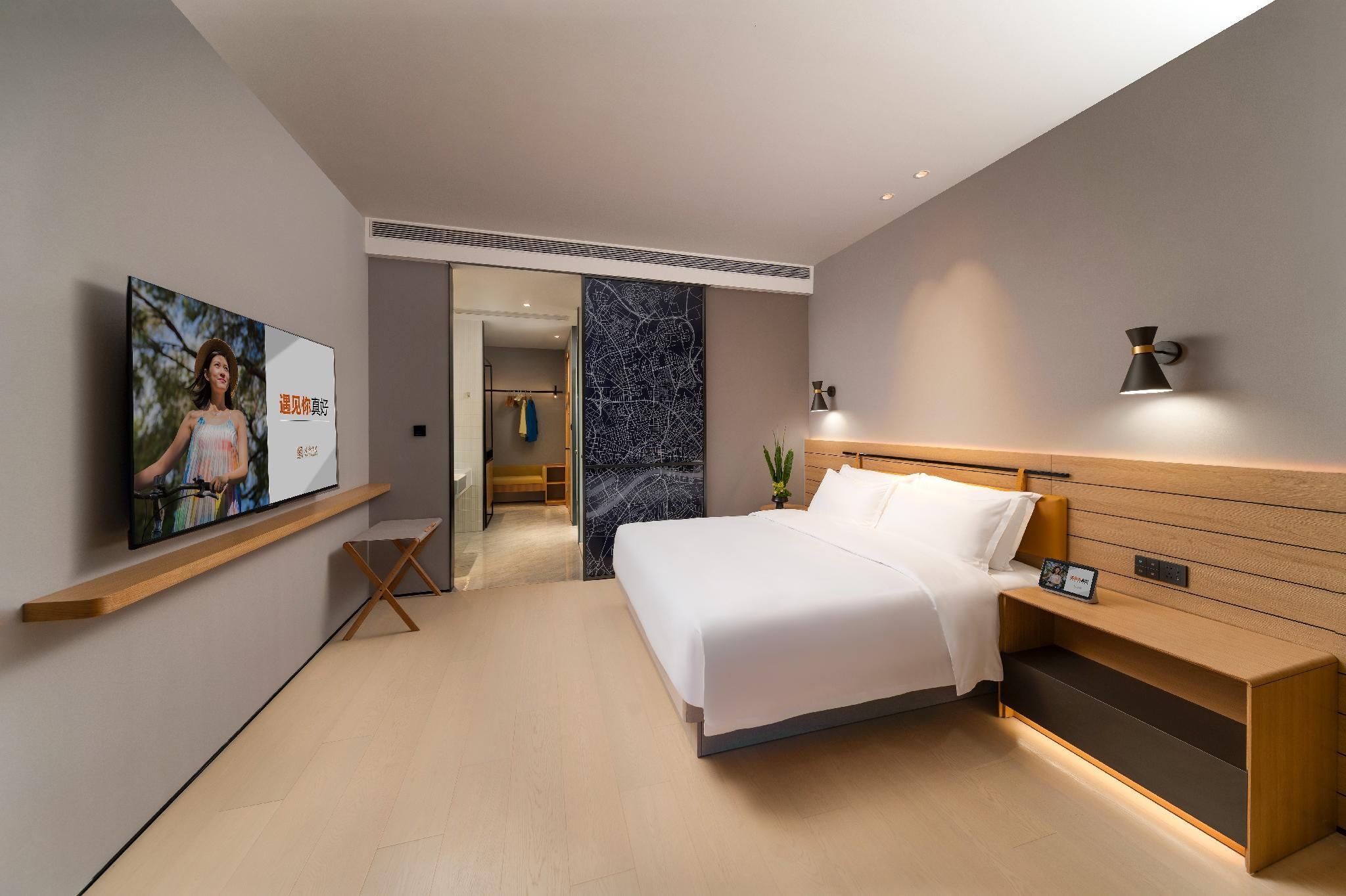 SSAW Boutique Hotel Hangzhou Chengjun Hangzhou zhedachengshixueyuan Shanxian Subway Stand Queen Room 2