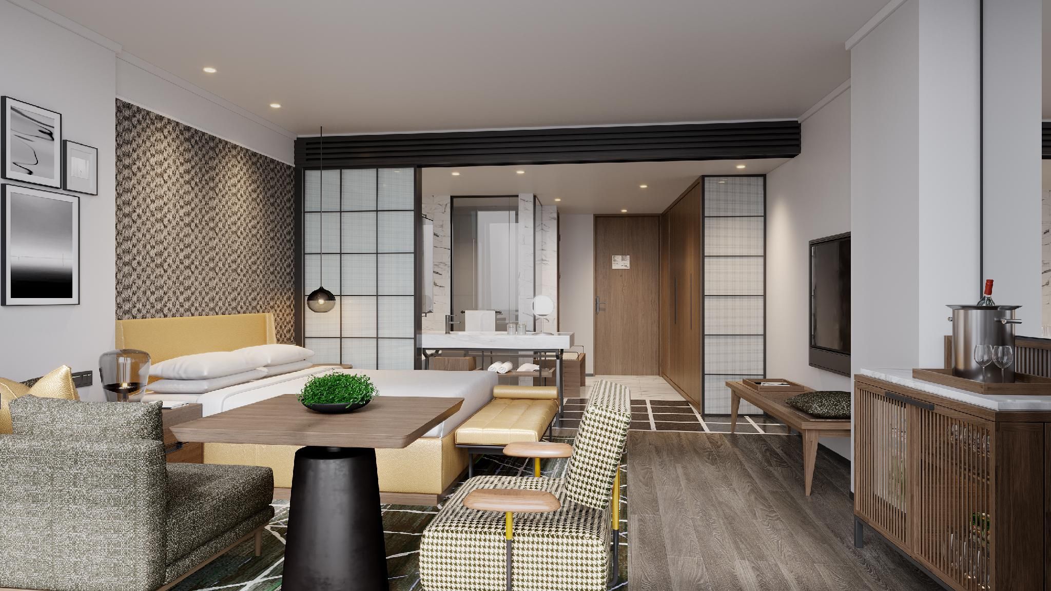 Executive River King, Executive lounge access, Guest room, 1 King, River view