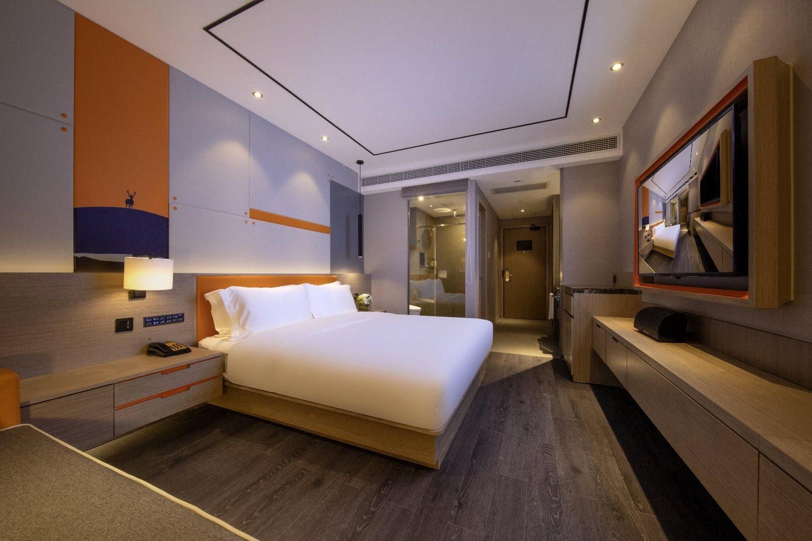 Crystal Orange Hotel Hangzhou Binjiang Xingguang Avenue River View Queen 2