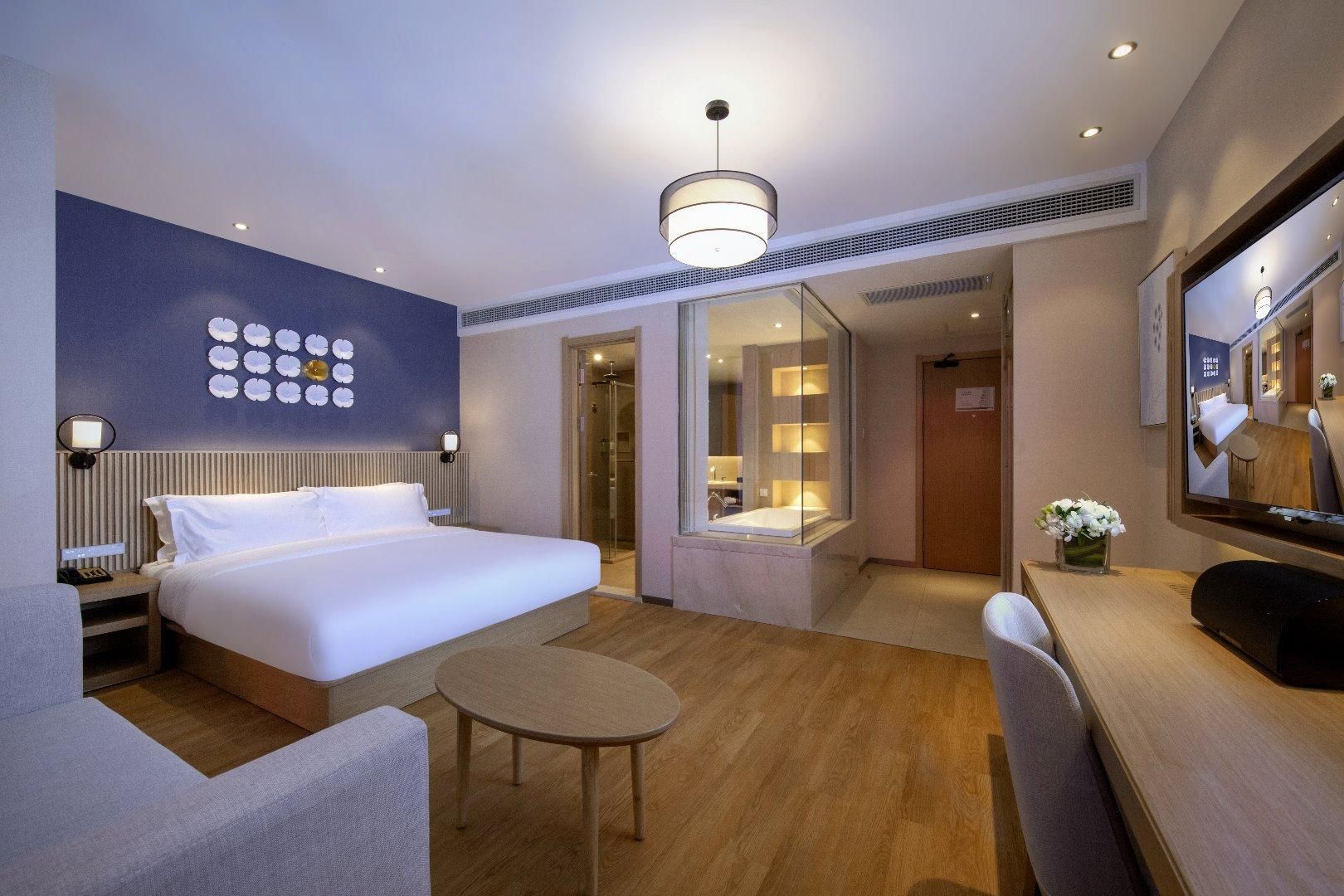 Crystal Orange Hotel Hangzhou Binjiang Xingguang Avenue River View Queen