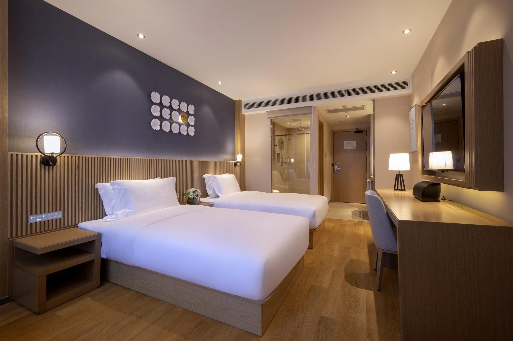 Crystal Orange Hotel Hangzhou Binjiang Xingguang Avenue Superior River View Twin  Room