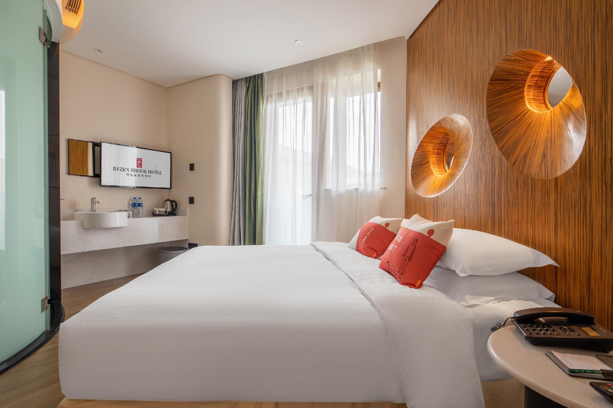 Rezen Brook Hotel Hangzhou Xixi Paradise Rezen - Selected 1 Bed Room 3