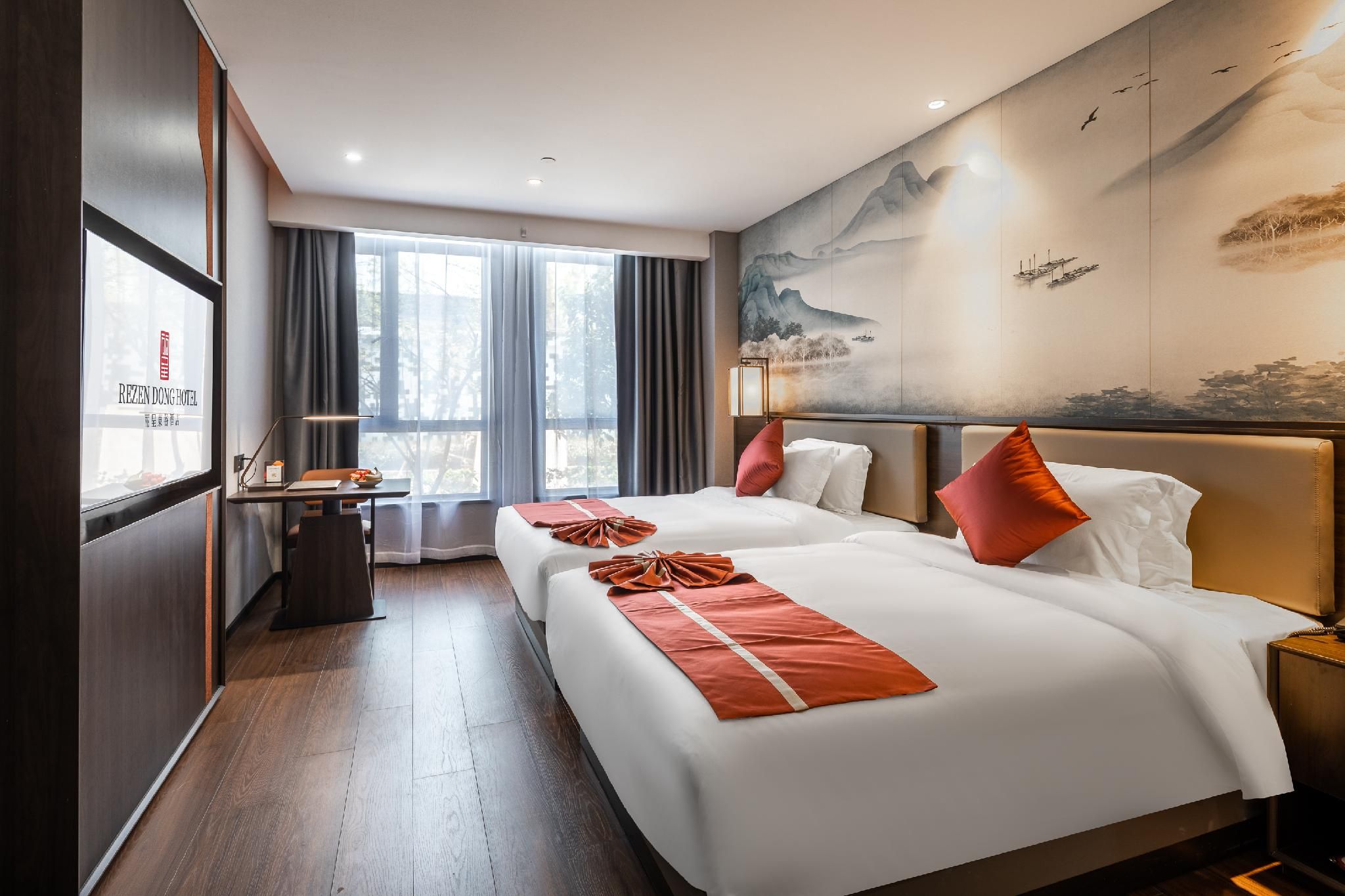 Rezen Dong Hotel Hangzhou XiXi Wetland Incity Twin Superior Room 2