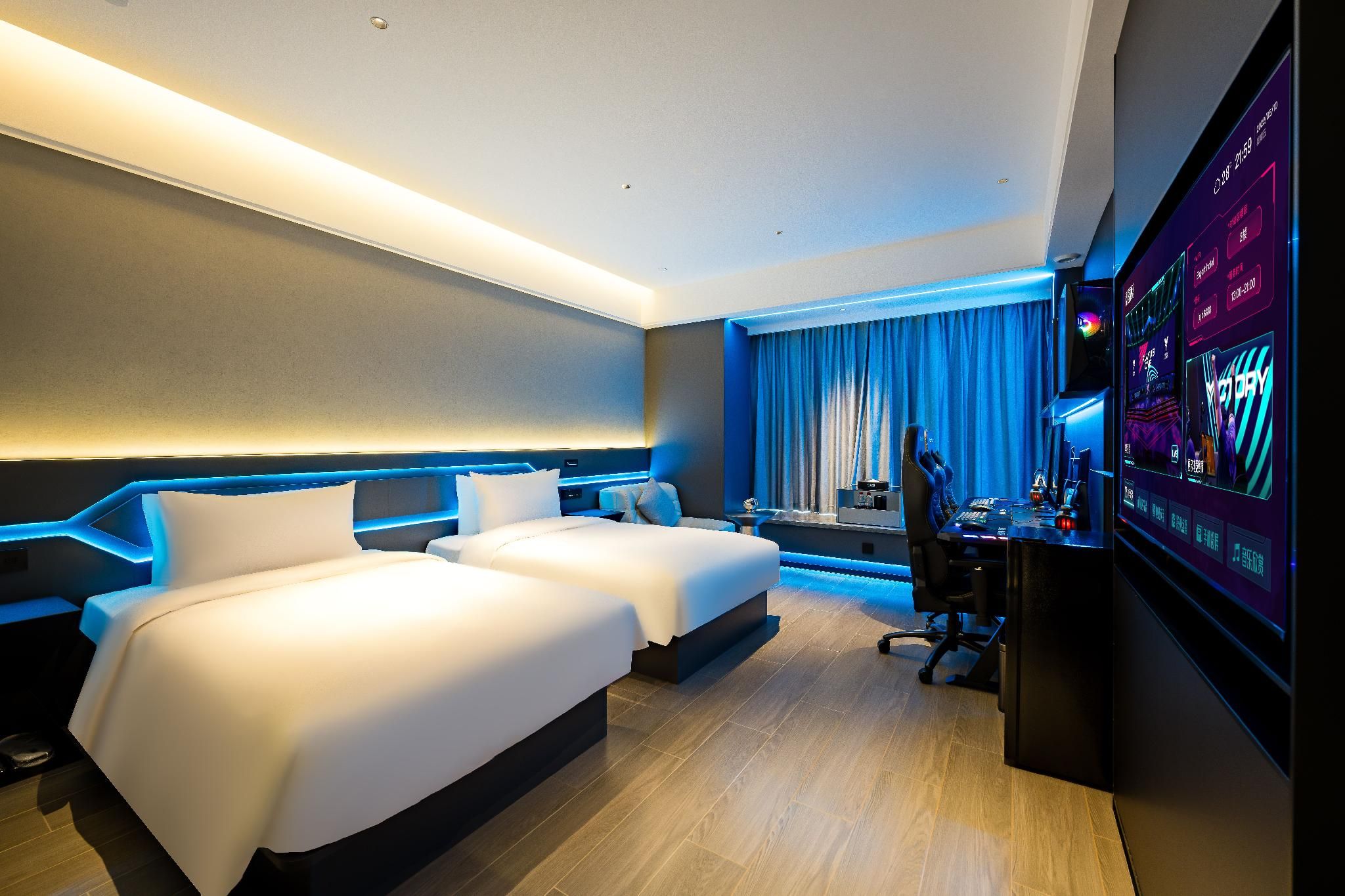Jing Goose Hotel Tencent esports jointname (Asian Games Park Store,Zijingang Campus, Zhejiang Univer Guest Twin Room