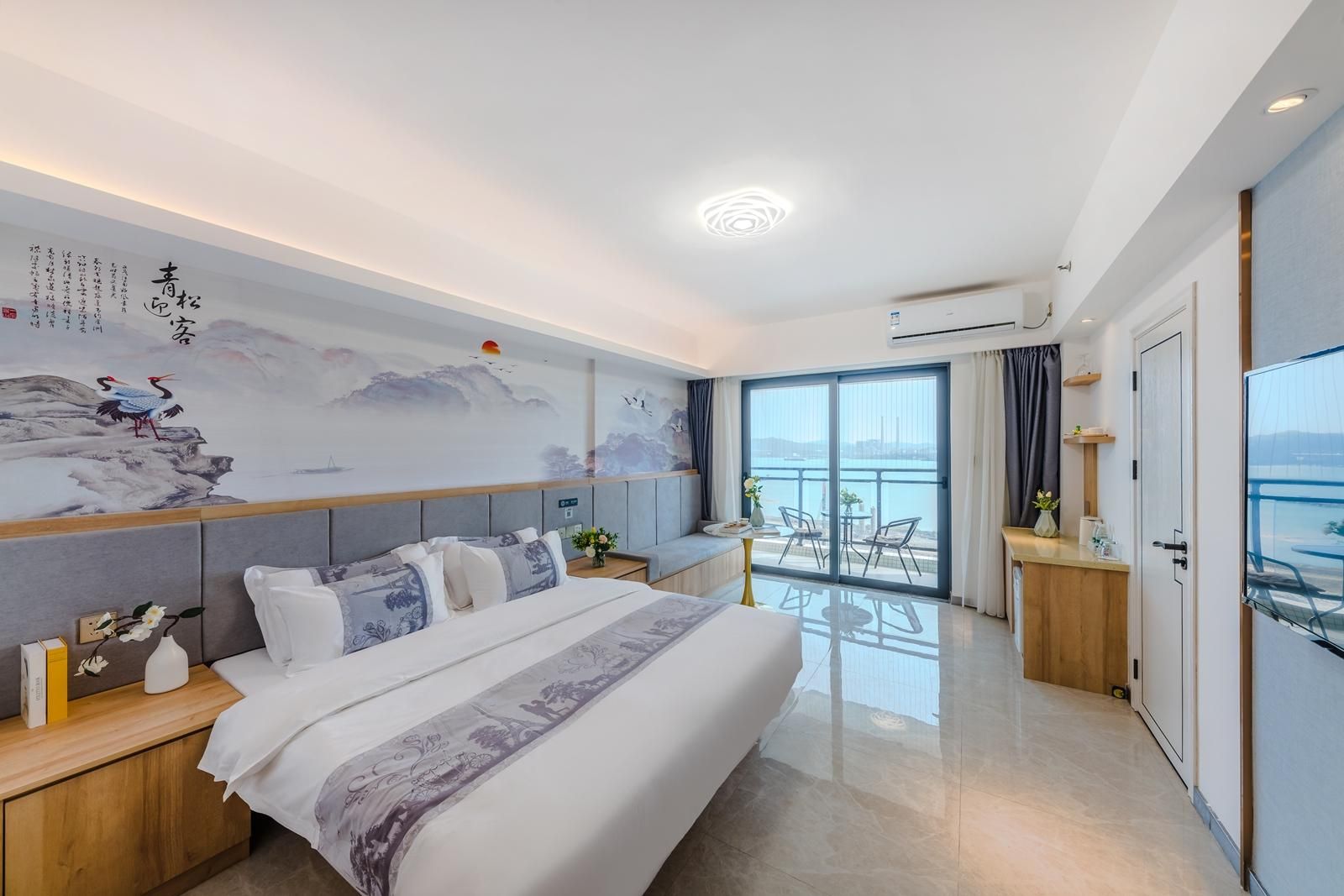 Floral Hotel Shantou Haiqin Bay Homestay Hotel Family Suite Ocean View