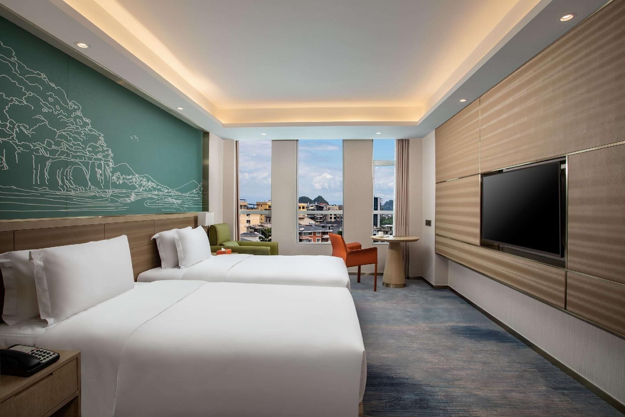 2 Single Beds, City View Room, Non-Smoking