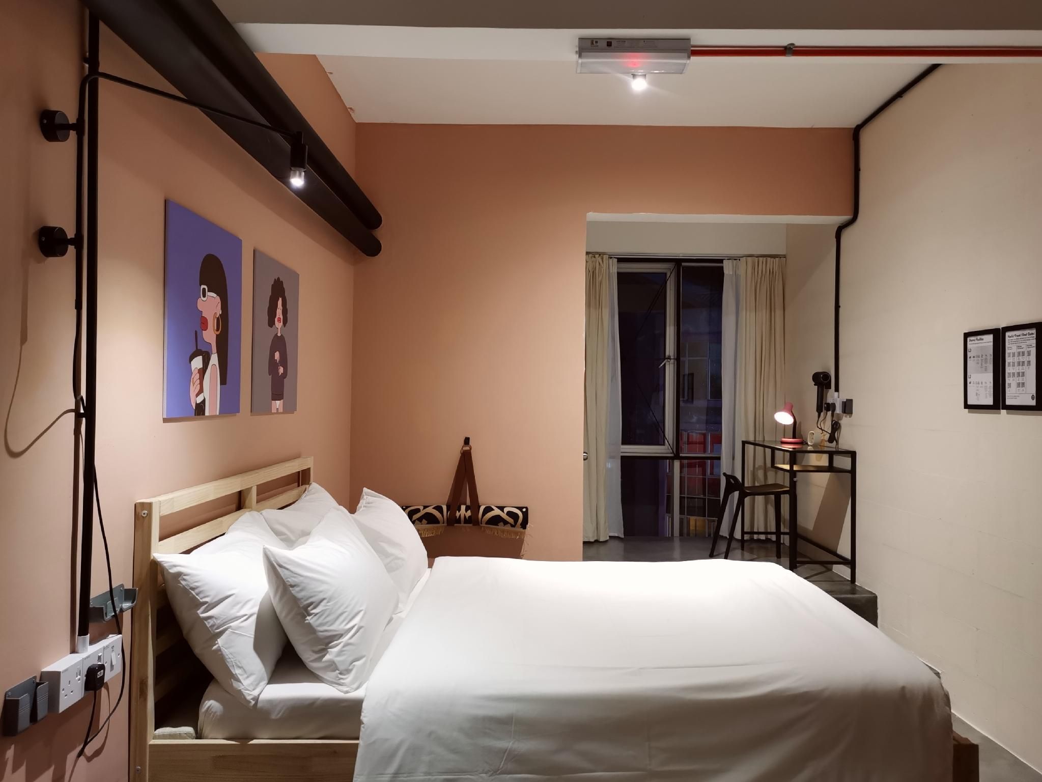 Urban Industrial Queen Room with Private Bathroom