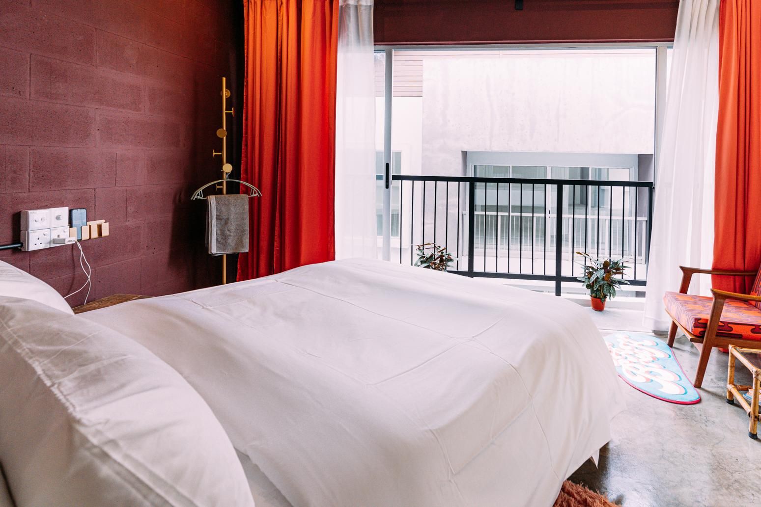 Small Double Room with Balcony with Private Bathroom