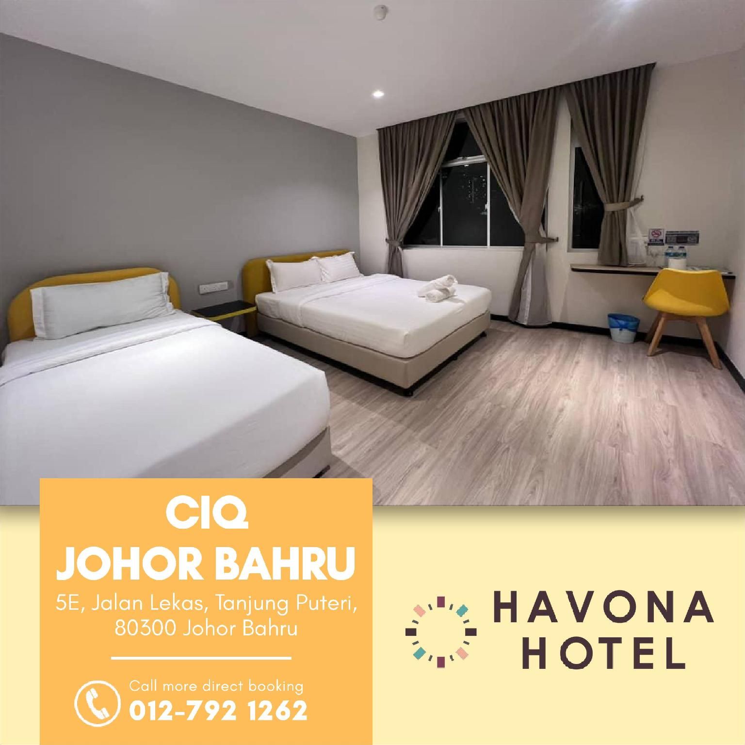 Triple Room, Night Use Only - 8PM to 10AM Max 14 Hours Stay
